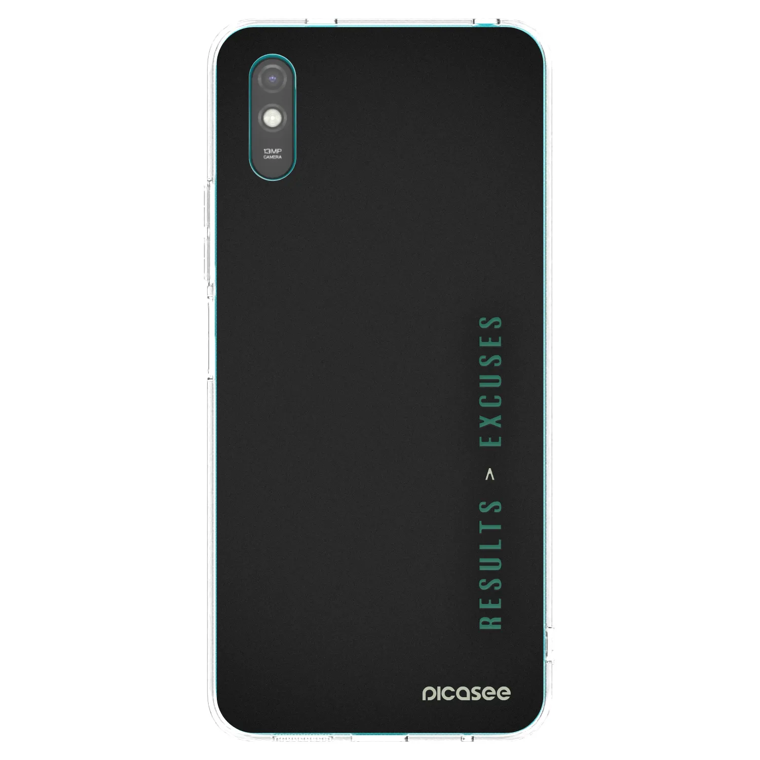 Picasee husă transparentă din silicon pentru Xiaomi Redmi 9A - Results x Excuses