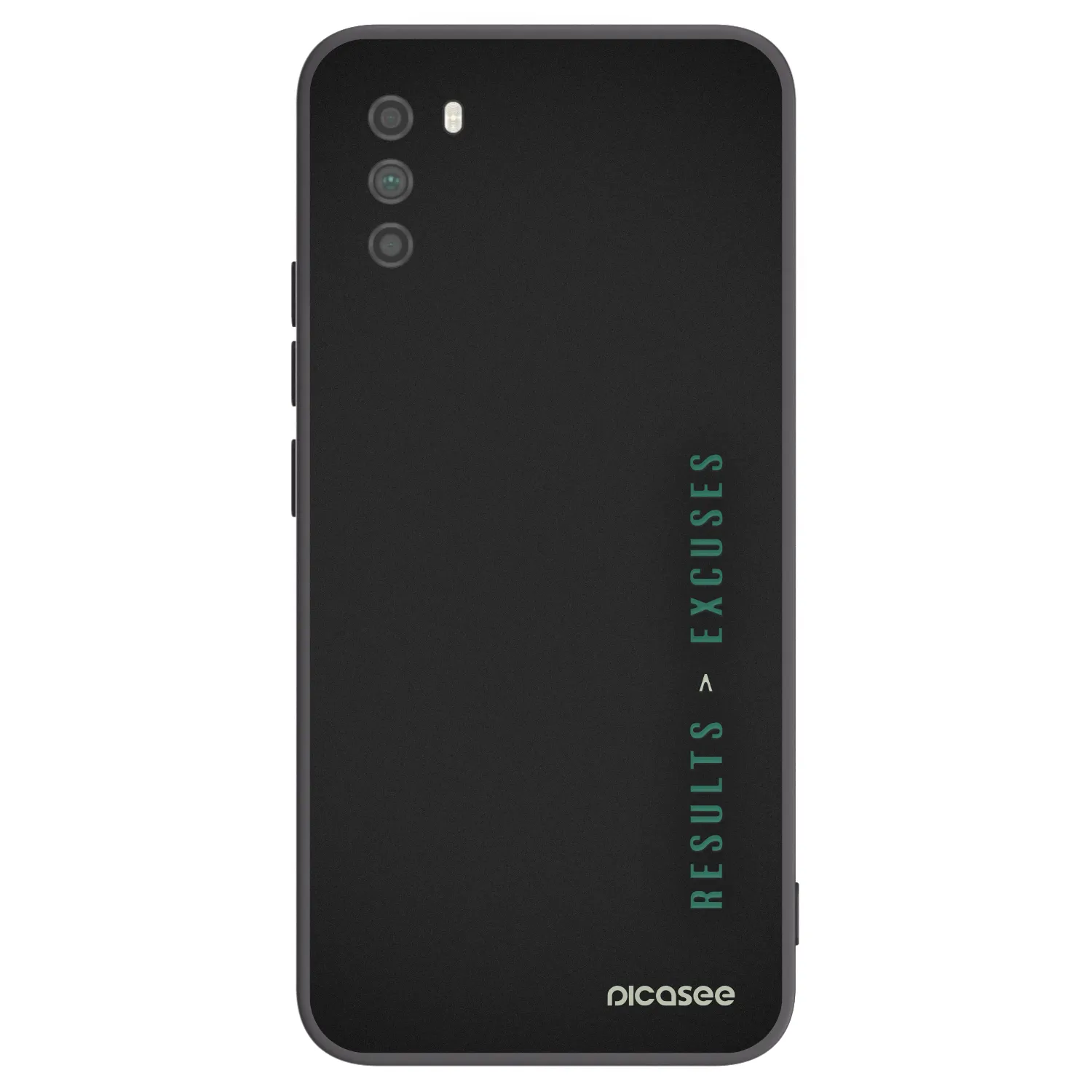 Picasee husă neagră din silicon pentru Xiaomi Poco M3 - Results x Excuses