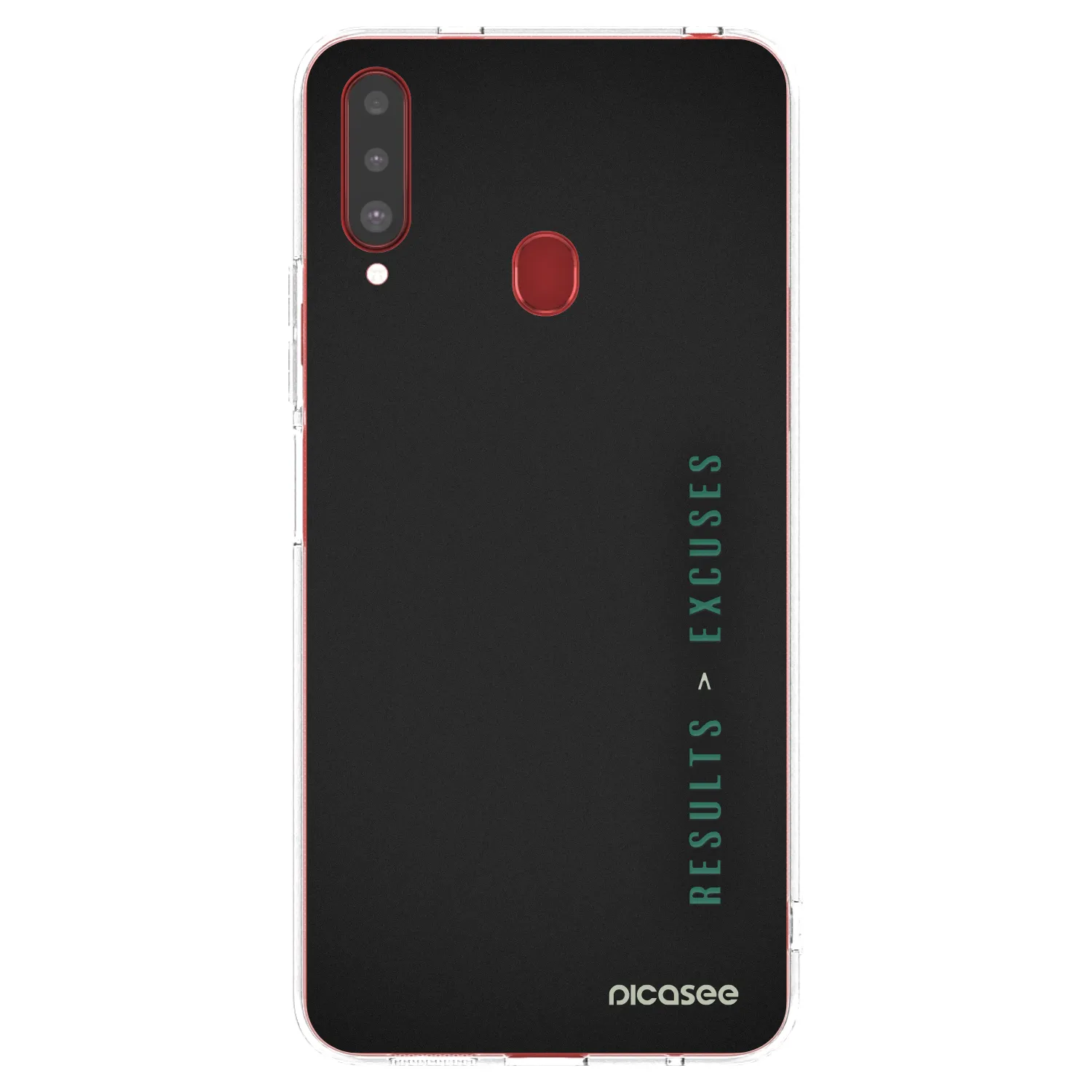 Picasee husă transparentă din silicon pentru Samsung Galaxy A20s - Results x Excuses
