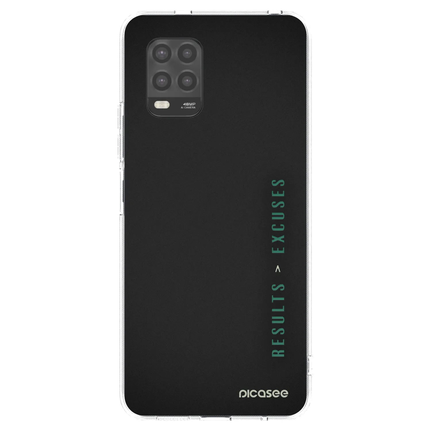 Picasee husă transparentă din silicon pentru Xiaomi Mi 10 Lite - Results x Excuses