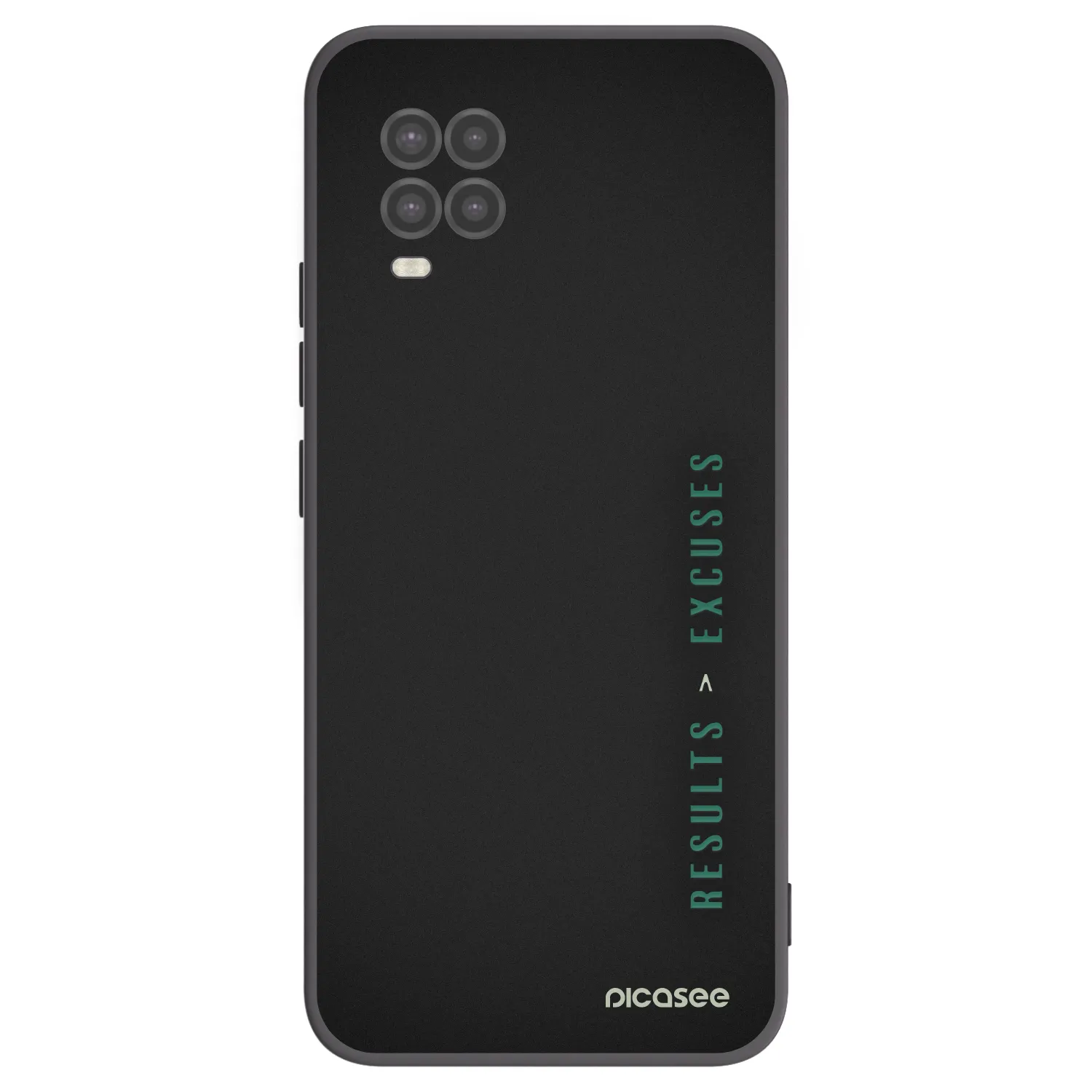 Picasee husă neagră din silicon pentru Xiaomi Mi 10 Lite - Results x Excuses