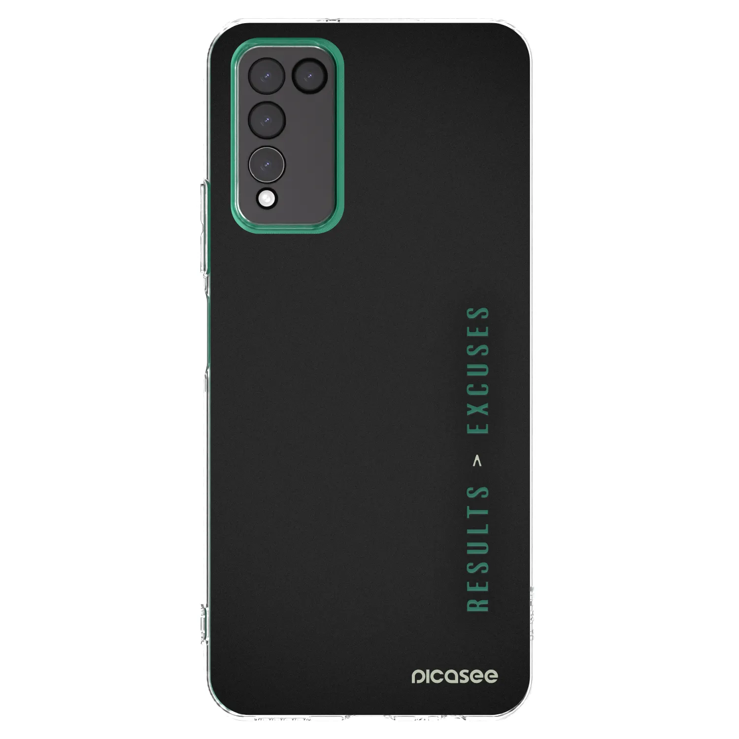 Picasee husă transparentă din silicon pentru Honor 10X Lite - Results x Excuses