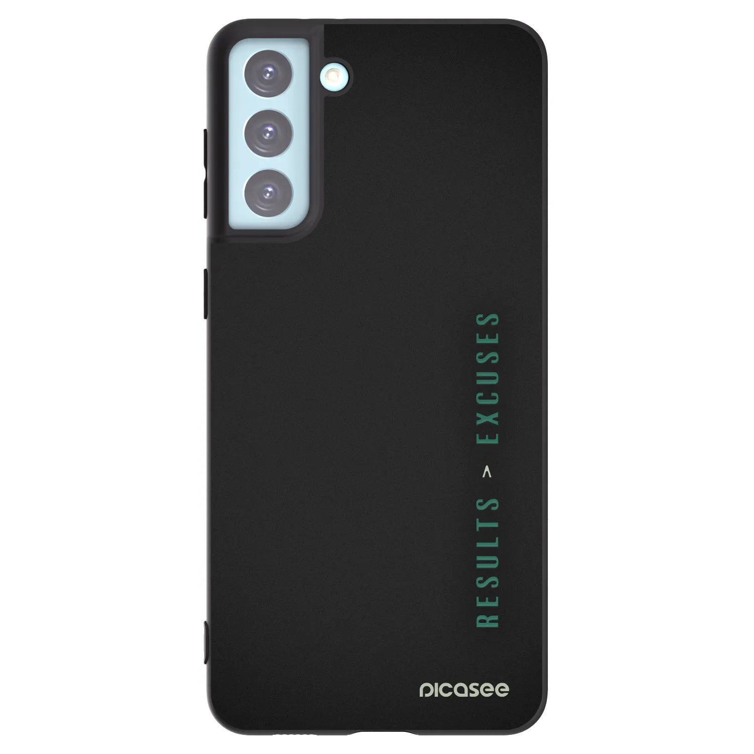 Picasee husă neagră din silicon pentru Samsung Galaxy S21+ 5G G996F - Results x Excuses