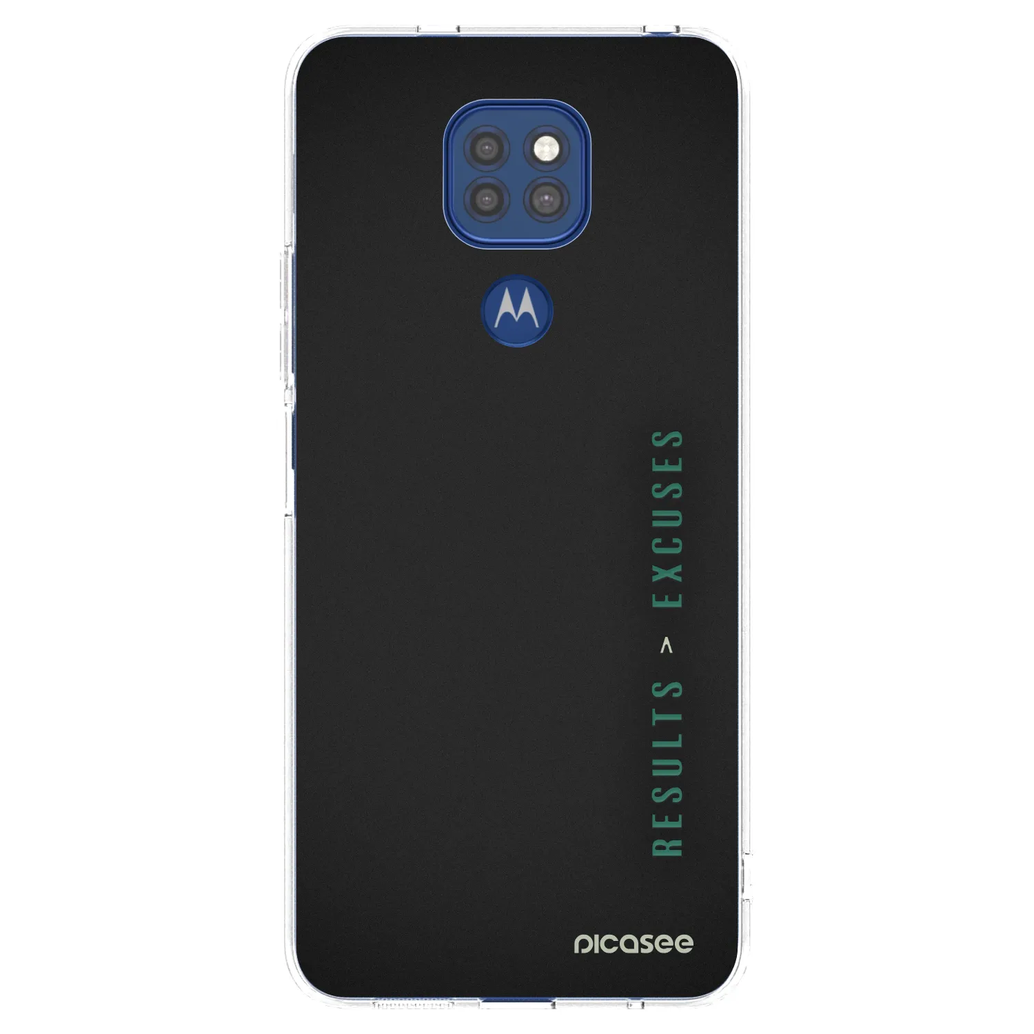 Picasee husă transparentă din silicon pentru Motorola Moto G9 Play - Results x Excuses
