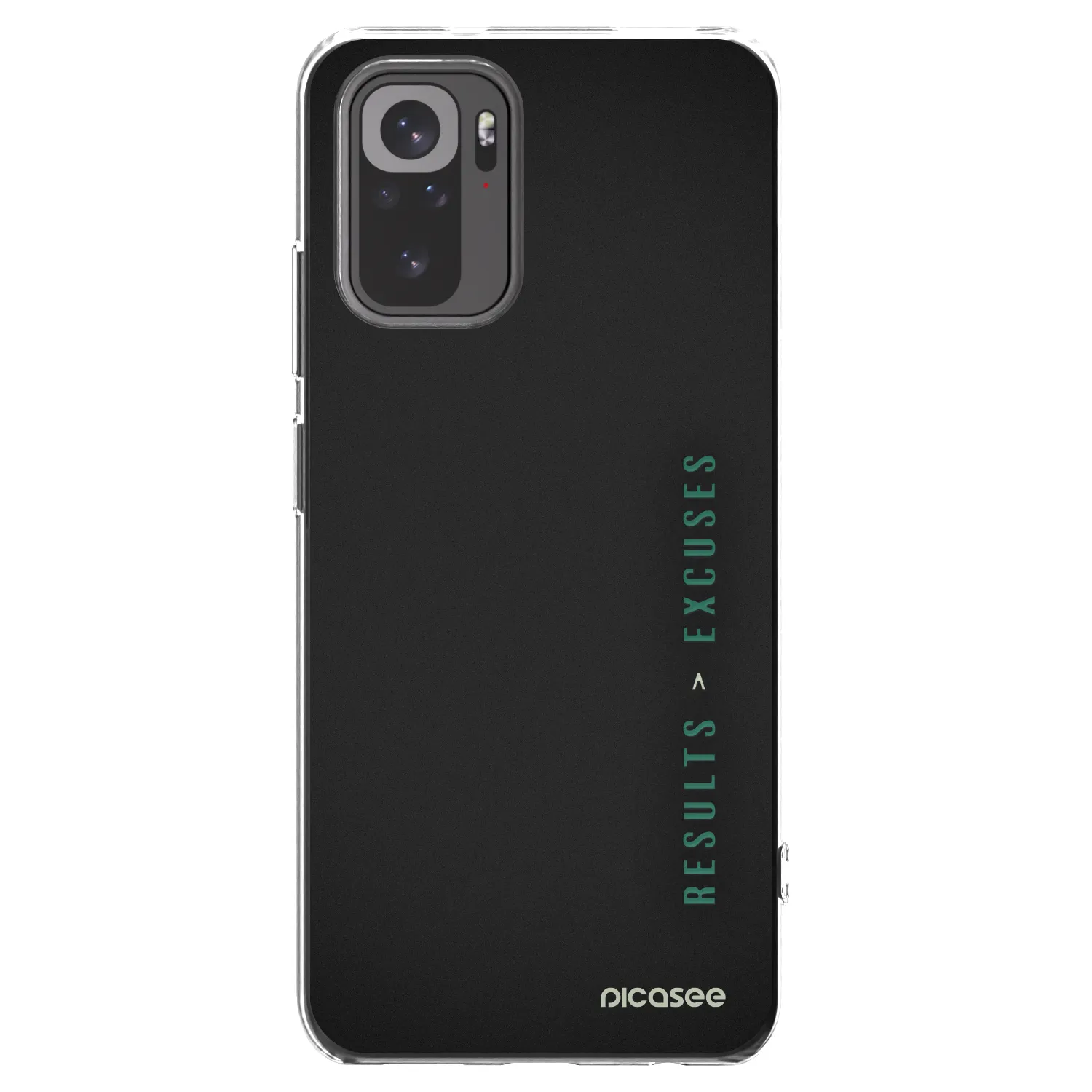 Picasee husă transparentă din silicon pentru Xiaomi Redmi Note 10S - Results x Excuses