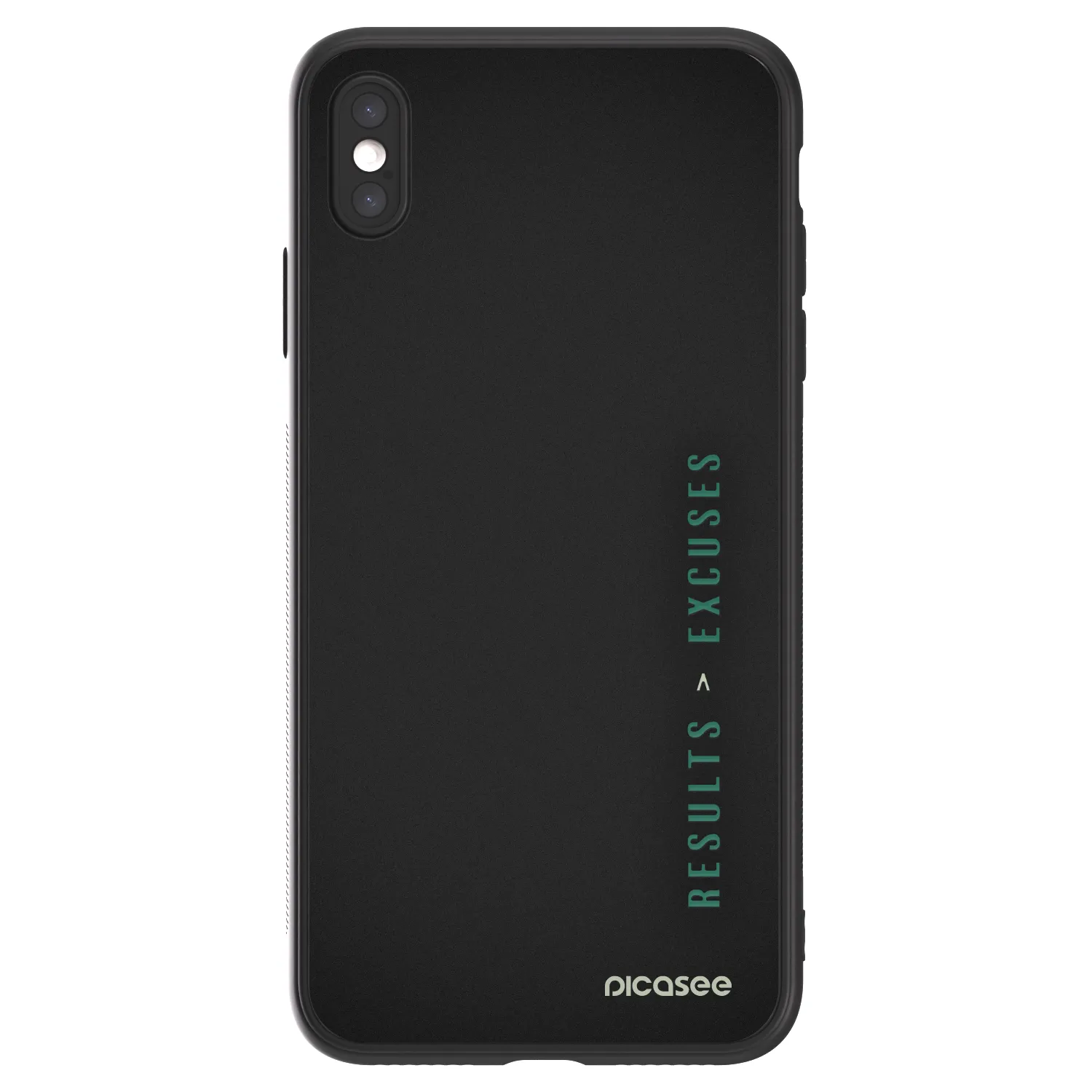 Picasee ULTIMATE CASE pentru Apple iPhone XS Max - Results x Excuses