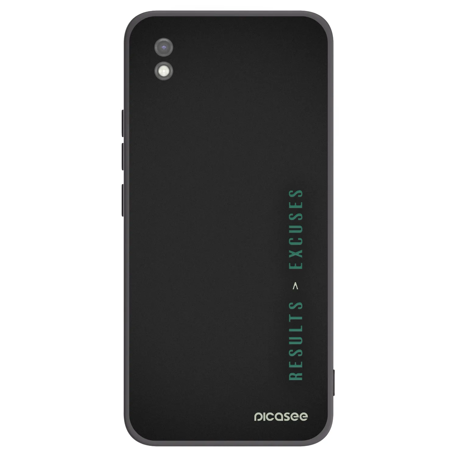 Picasee husă neagră din silicon pentru Xiaomi Redmi 9AT - Results x Excuses
