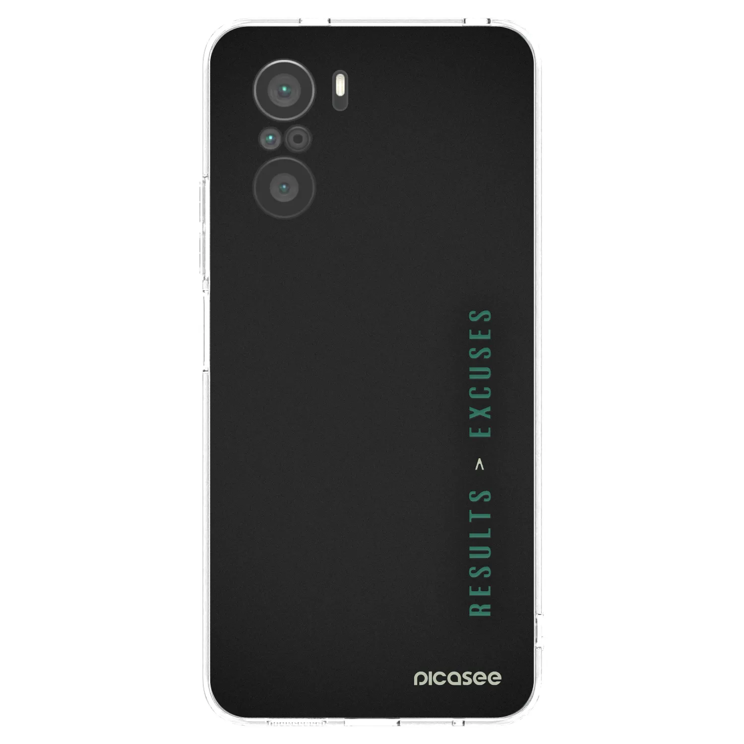 Picasee husă transparentă din silicon pentru Xiaomi Poco F3 - Results x Excuses