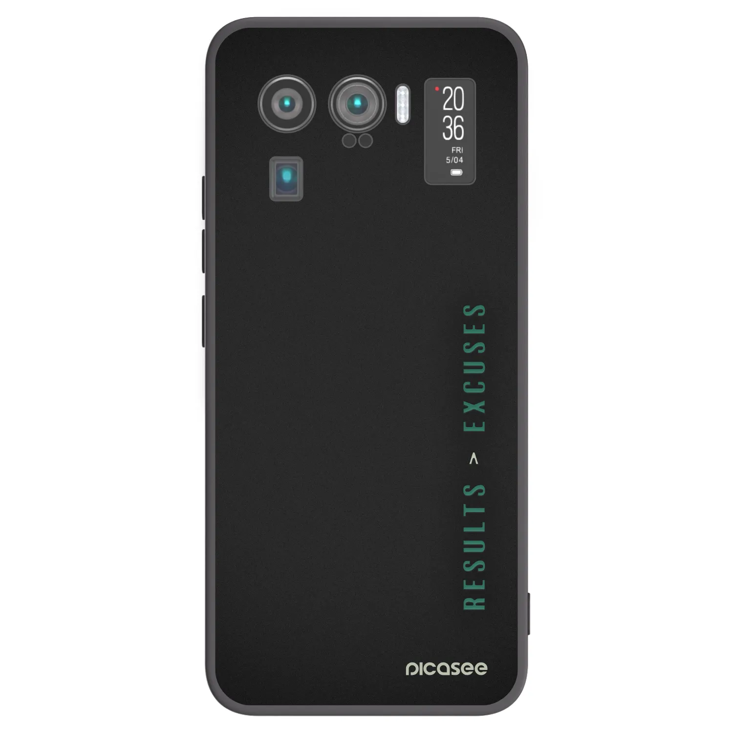 Picasee husă neagră din silicon pentru Xiaomi Mi 11 Ultra - Results x Excuses