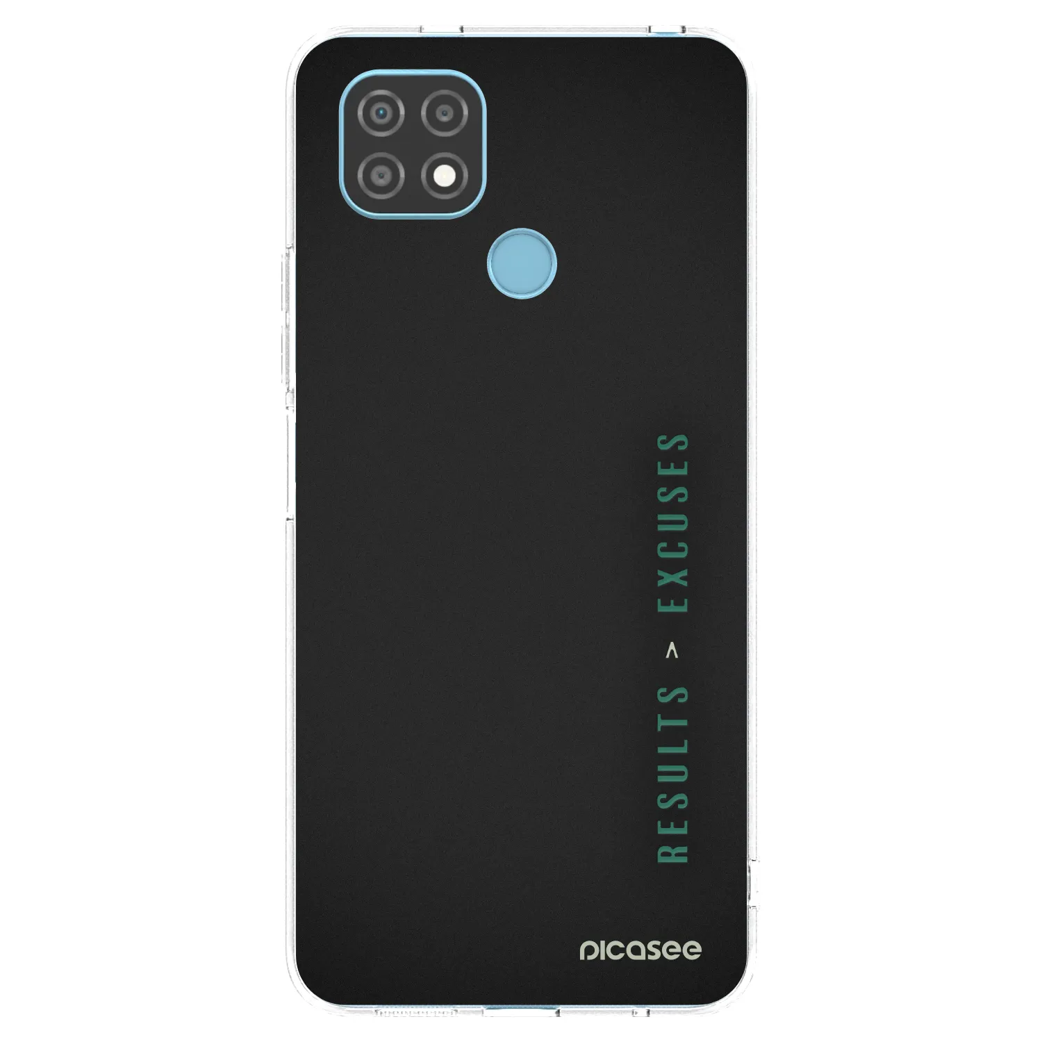 Picasee husă transparentă din silicon pentru Realme C21 - Results x Excuses