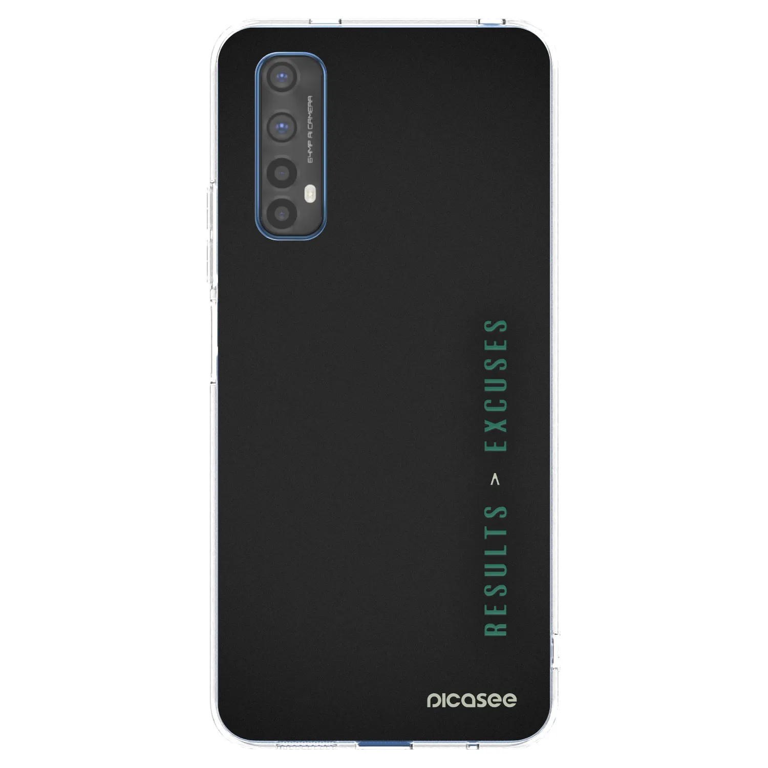 Picasee husă transparentă din silicon pentru Realme 7 - Results x Excuses