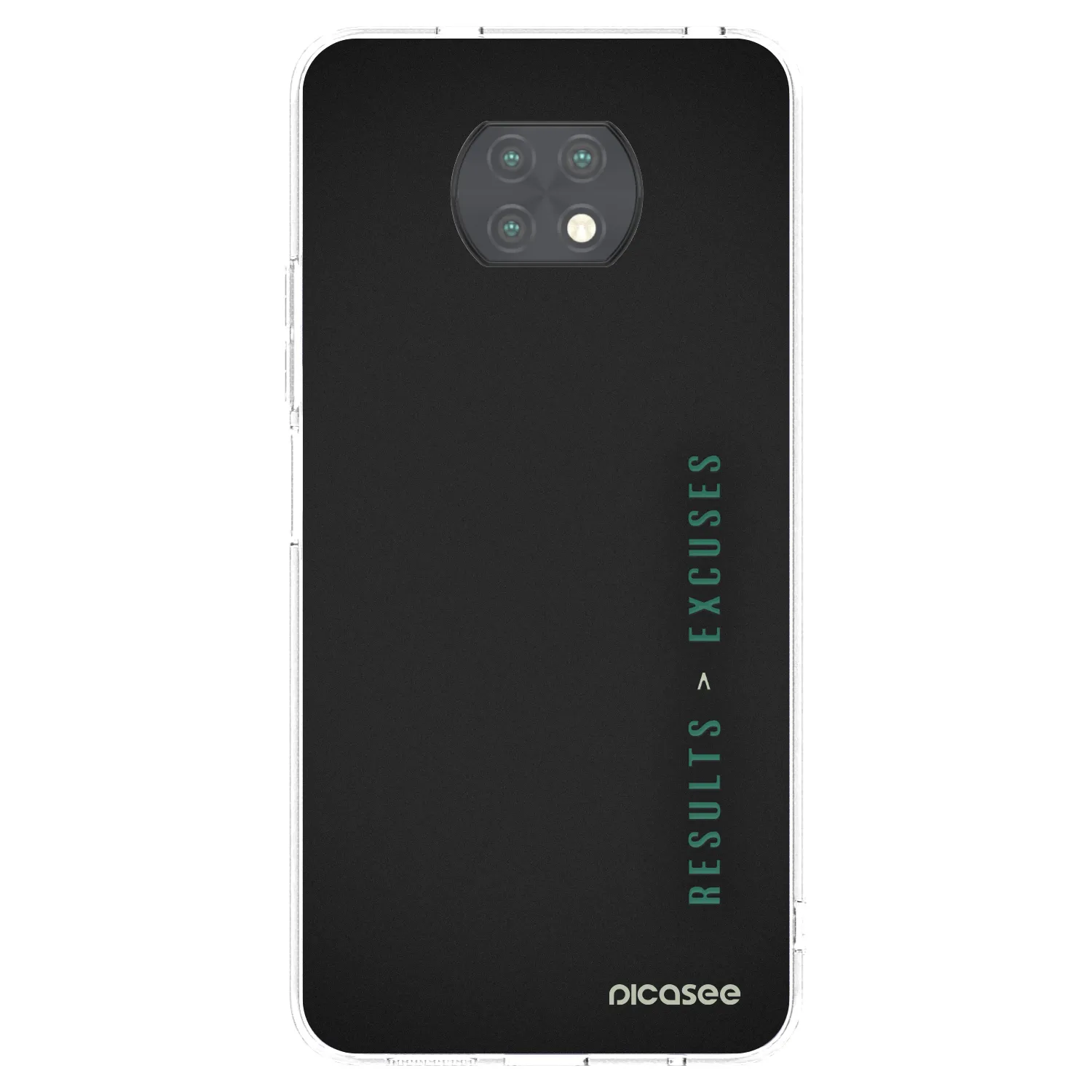 Picasee husă transparentă din silicon pentru Xiaomi Redmi Note 9T - Results x Excuses