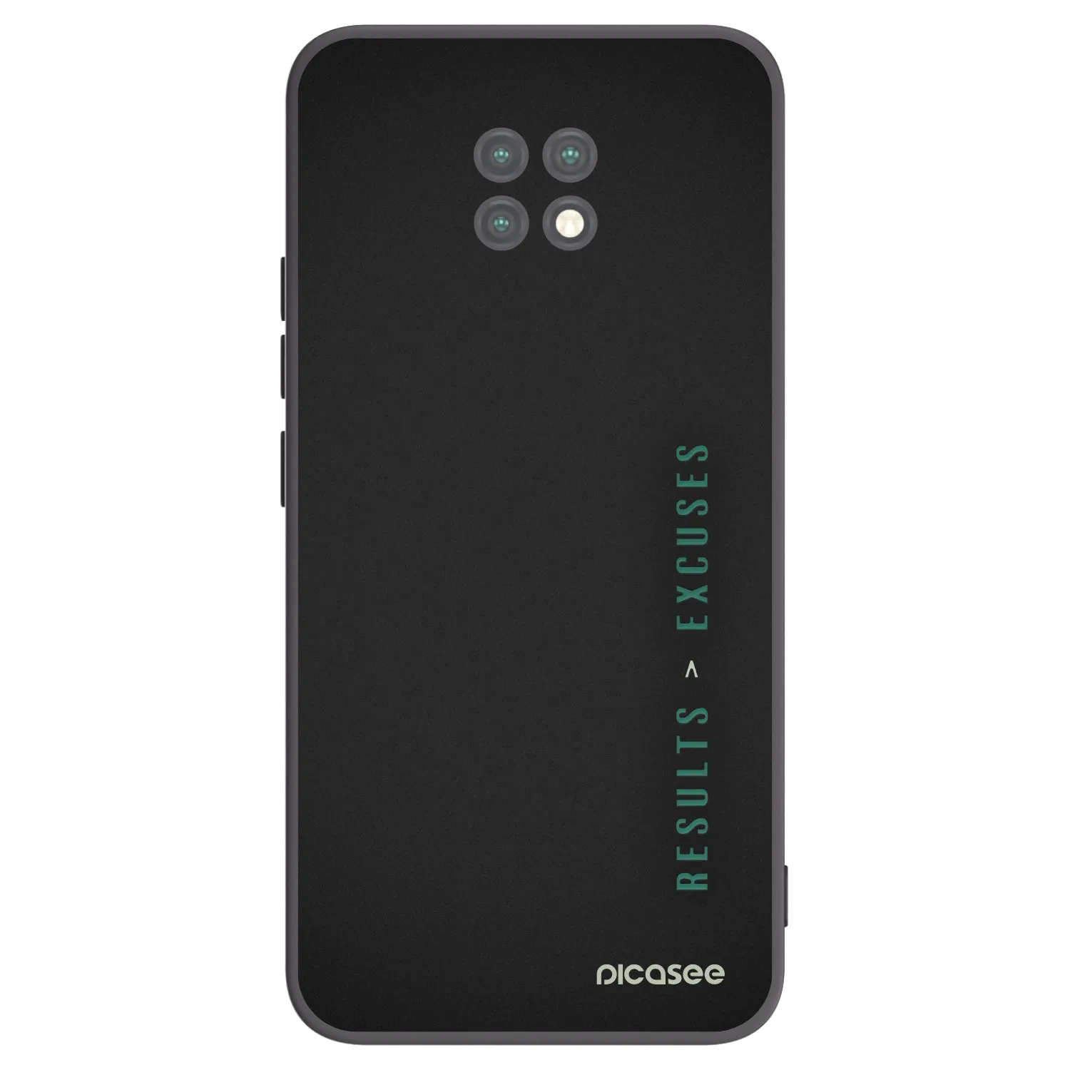 Picasee husă neagră din silicon pentru Xiaomi Redmi Note 9T - Results x Excuses