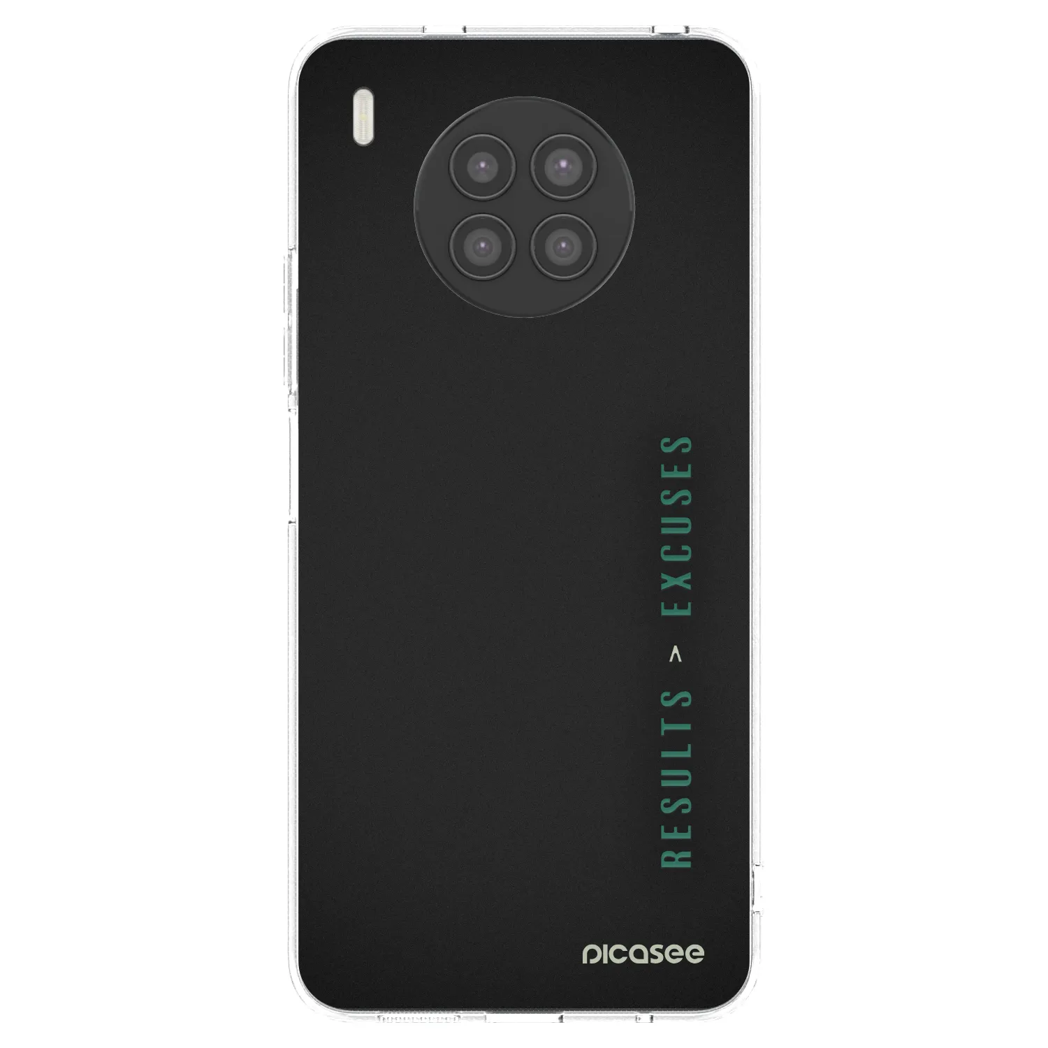 Picasee husă transparentă din silicon pentru Huawei Nova 8i - Results x Excuses