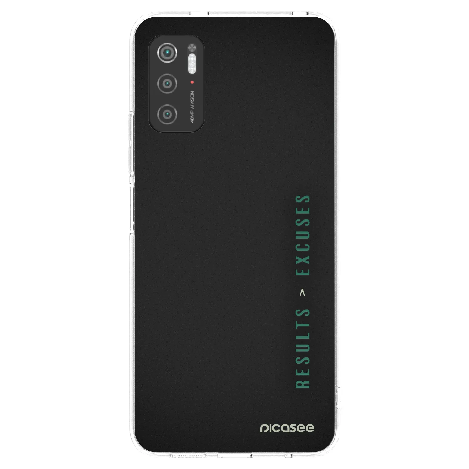Picasee husă transparentă din silicon pentru Xiaomi Poco M3 Pro 5G - Results x Excuses