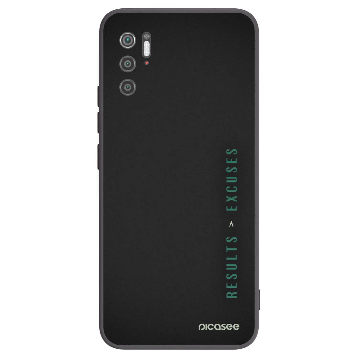 Picasee husă neagră din silicon pentru Xiaomi Poco M3 Pro 5G - Results x Excuses