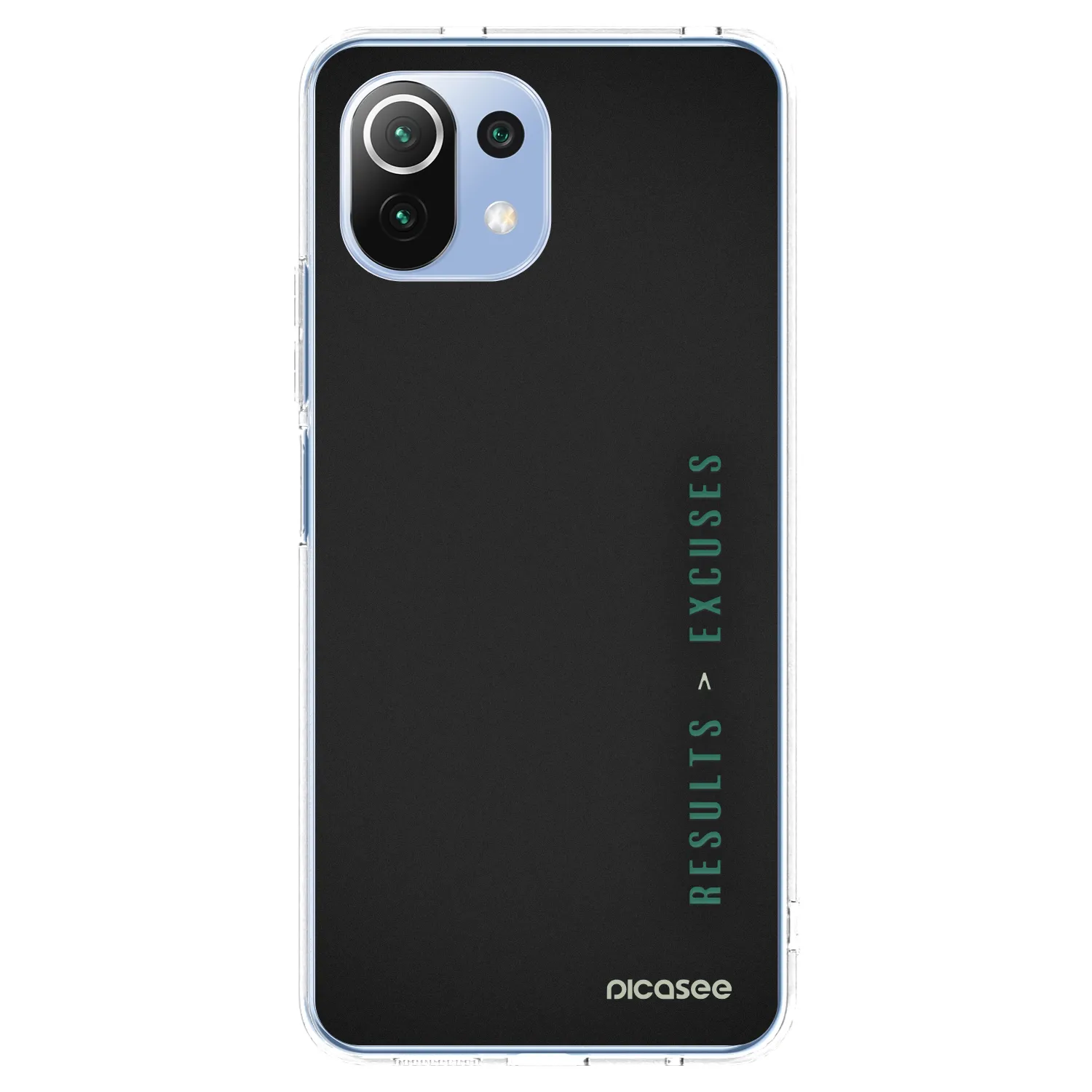 Picasee husă transparentă din silicon pentru Xiaomi 11 Lite 5G NE - Results x Excuses