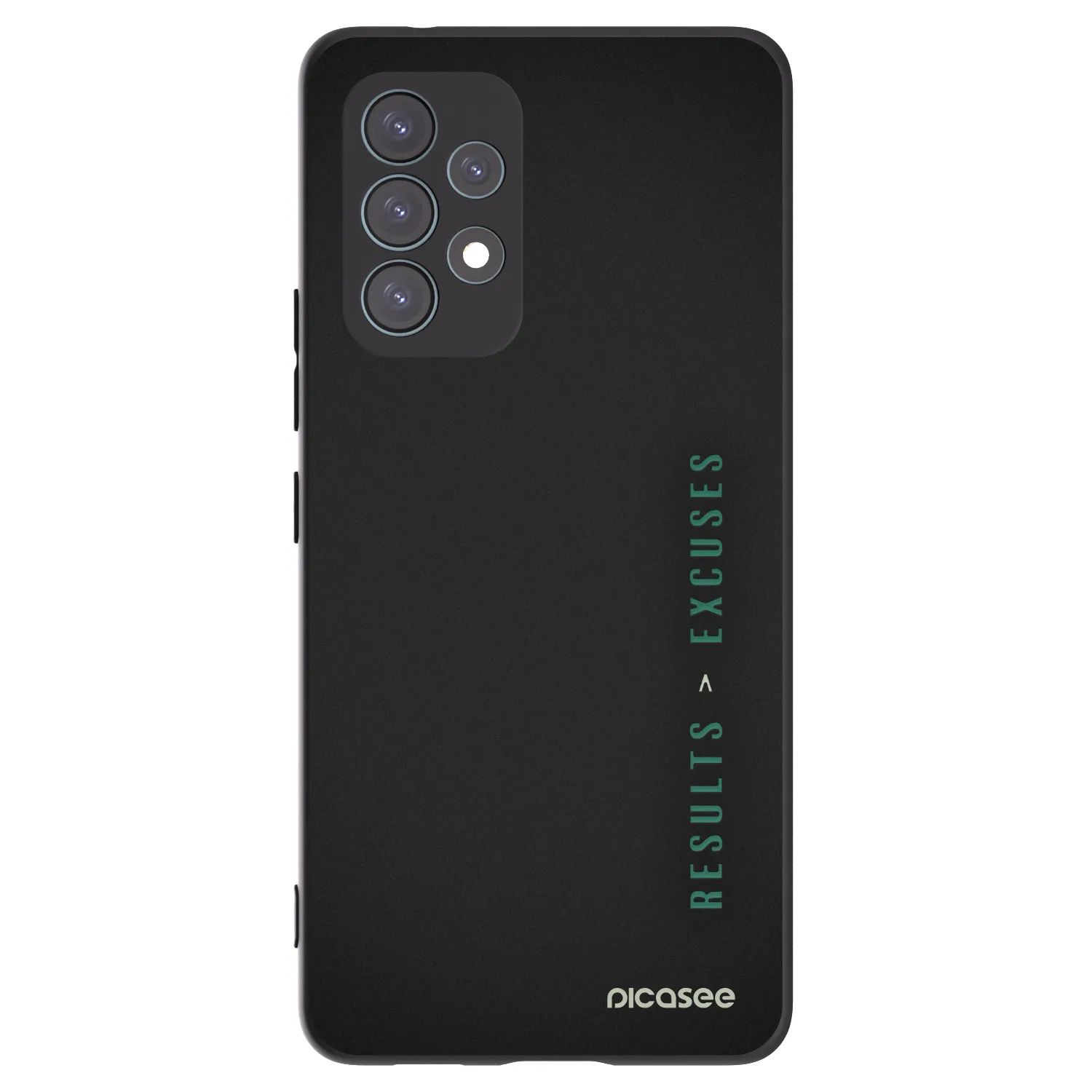 Picasee husă neagră din silicon pentru Samsung Galaxy A53 5G A536 - Results x Excuses