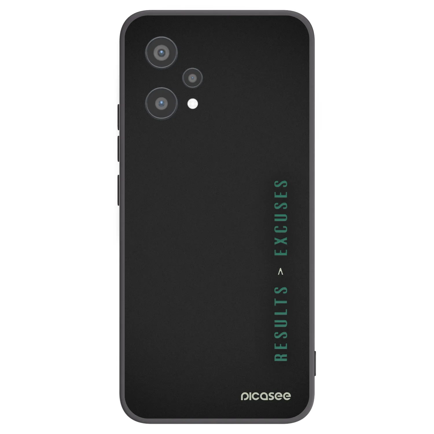Picasee husă neagră din silicon pentru Realme 9 Pro 5G - Results x Excuses