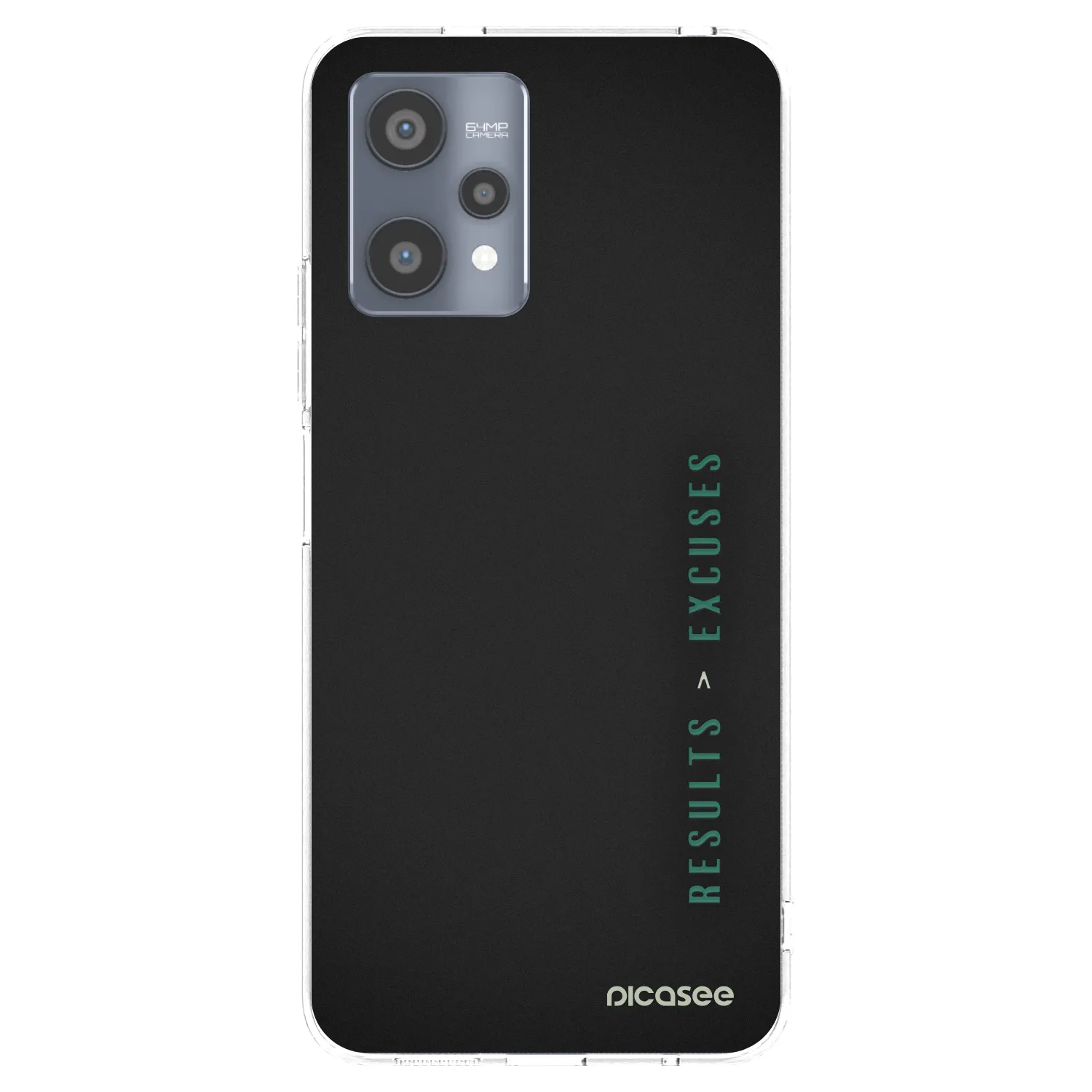 Picasee husă transparentă din silicon pentru Realme 9 Pro 5G - Results x Excuses