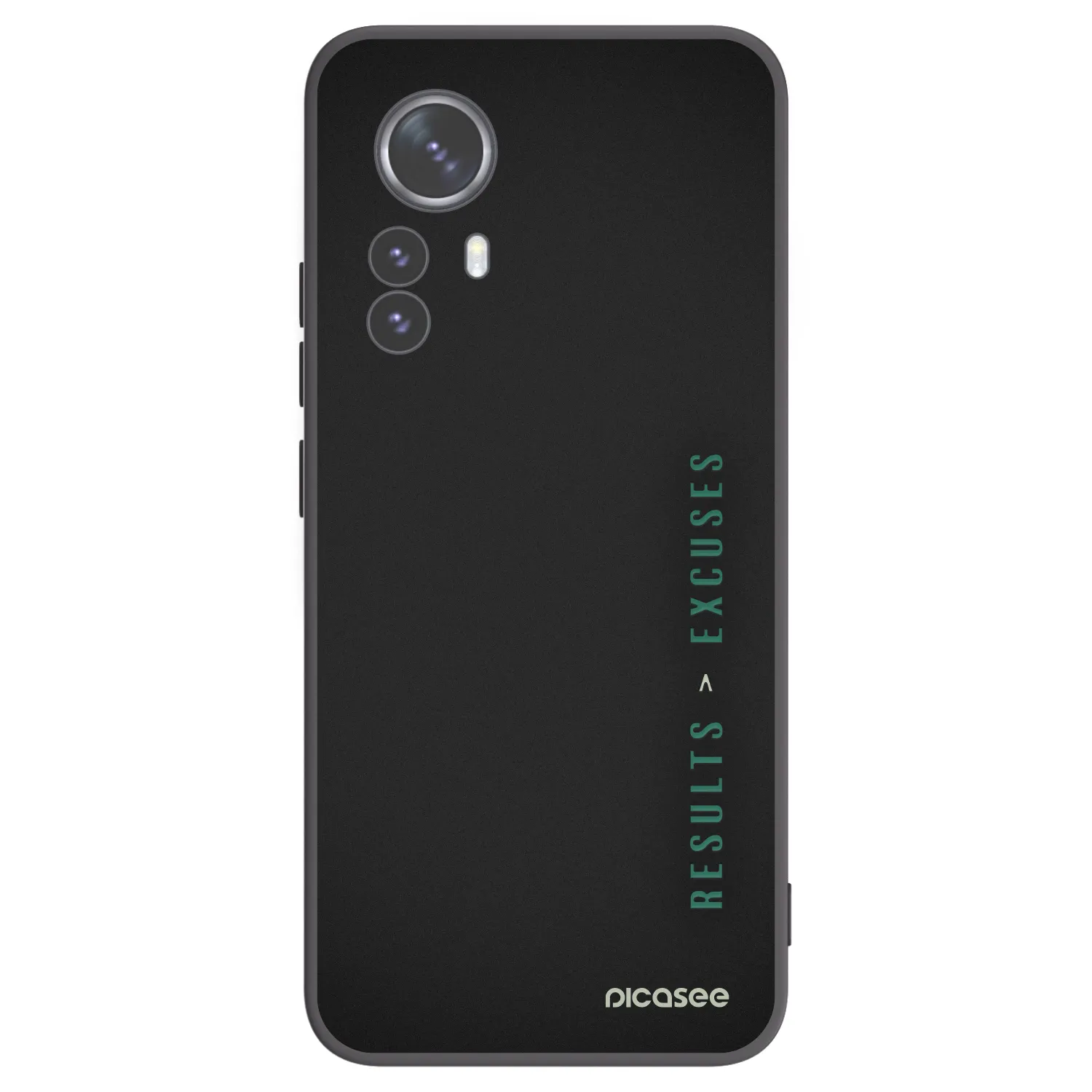 Picasee husă neagră din silicon pentru Xiaomi 12 Pro - Results x Excuses