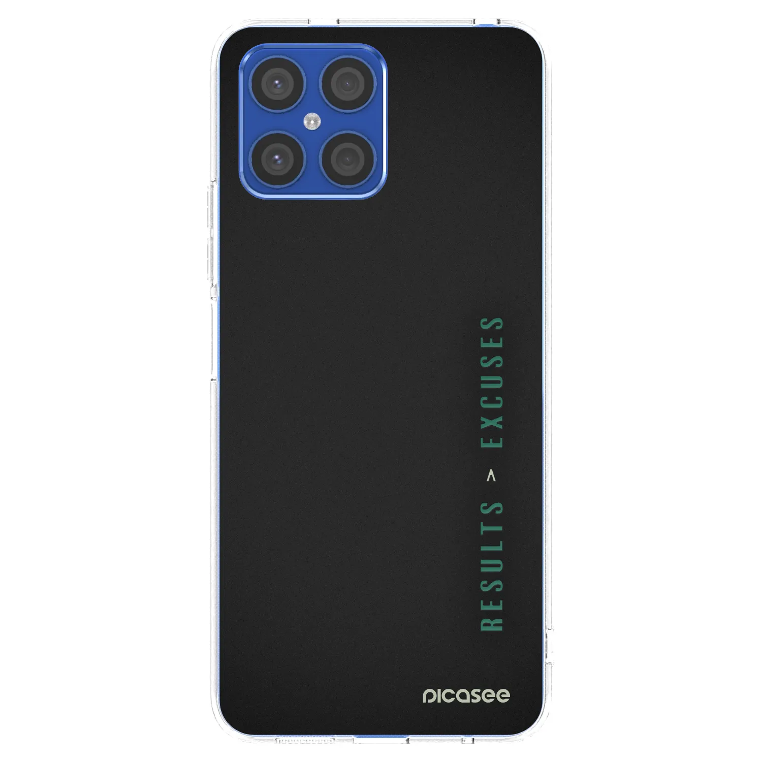 Picasee husă transparentă din silicon pentru Honor X8 4G - Results x Excuses