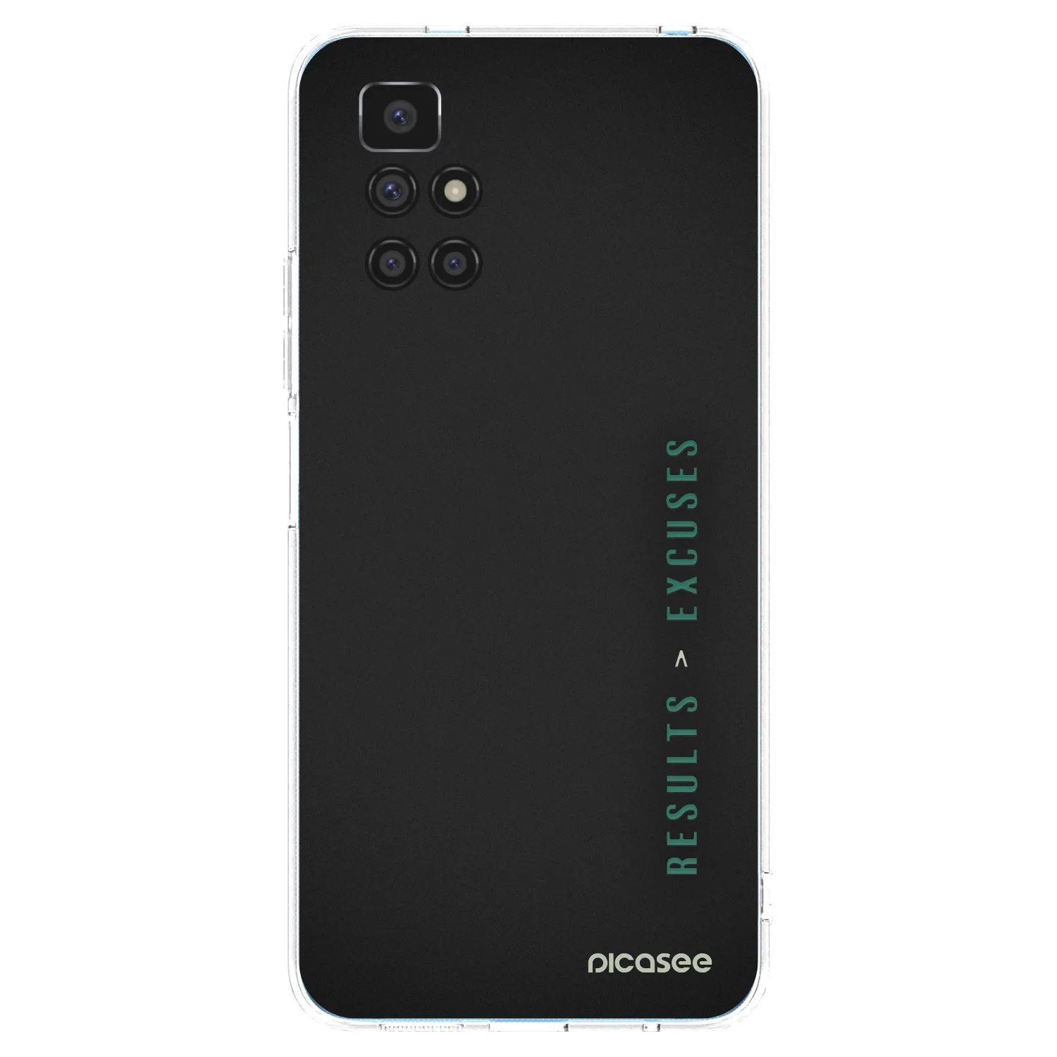 Picasee husă transparentă din silicon pentru Xiaomi Redmi 10 (2022) - Results x Excuses