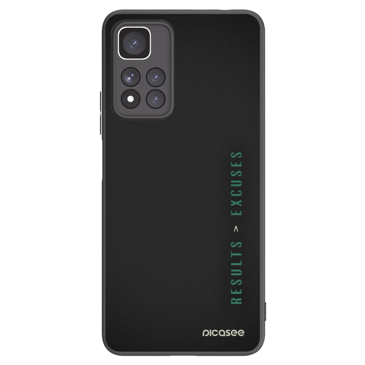 Picasee husă neagră din silicon pentru Xiaomi Redmi Note 11 Pro+ 5G - Results x Excuses