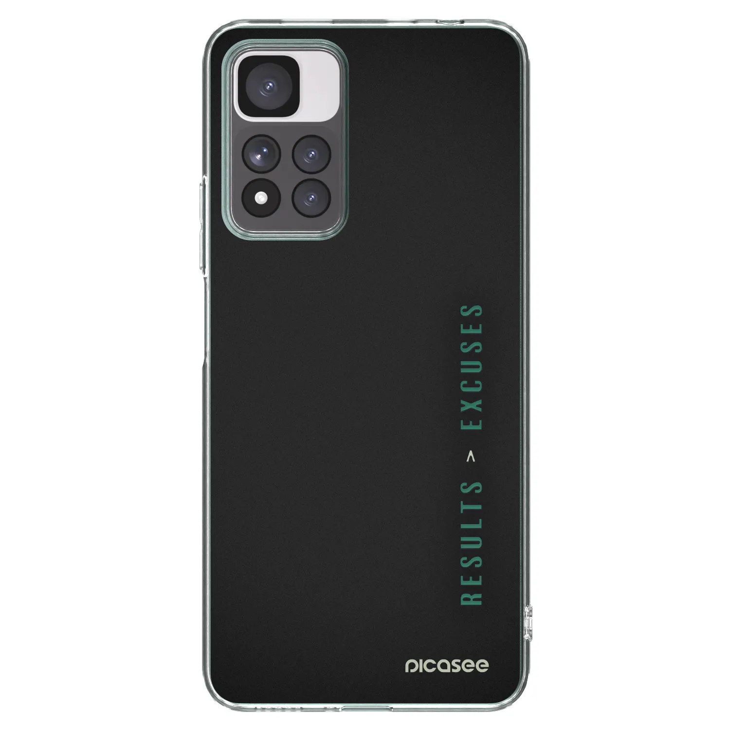 Picasee husă transparentă din silicon pentru Xiaomi Redmi Note 11 Pro+ 5G - Results x Excuses