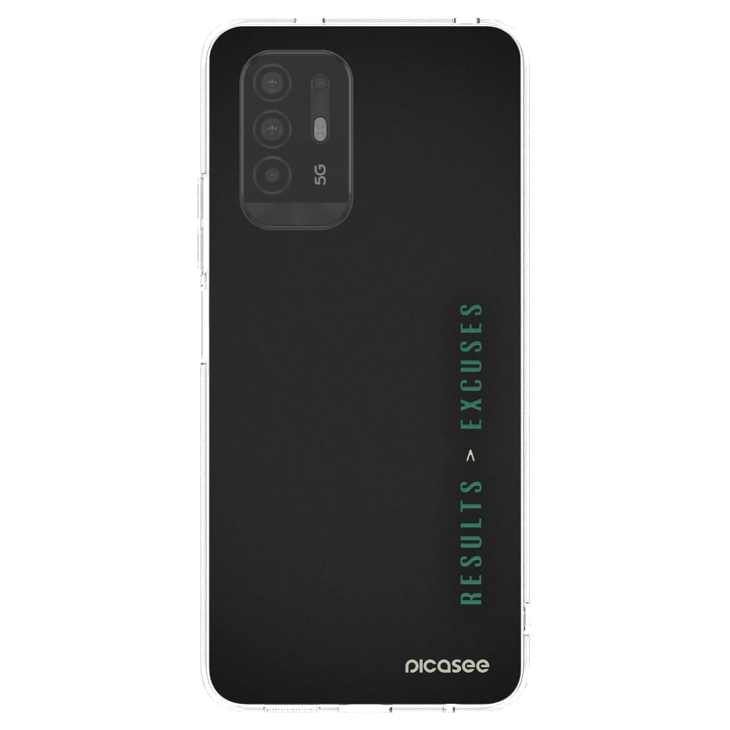 Picasee husă transparentă din silicon pentru OPPO A94 5G - Results x Excuses