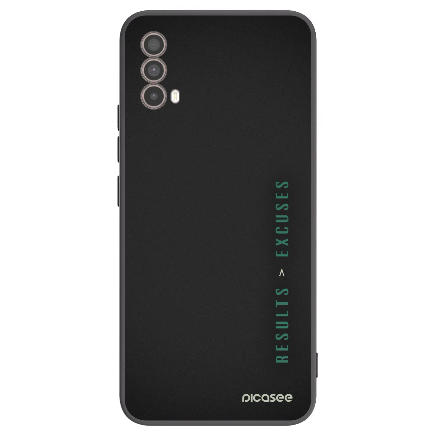 Picasee husă neagră din silicon pentru Motorola Moto E40 - Results x Excuses