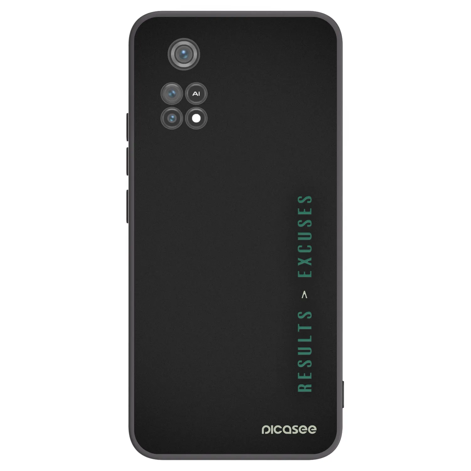 Picasee husă neagră din silicon pentru Xiaomi Poco M4 Pro - Results x Excuses