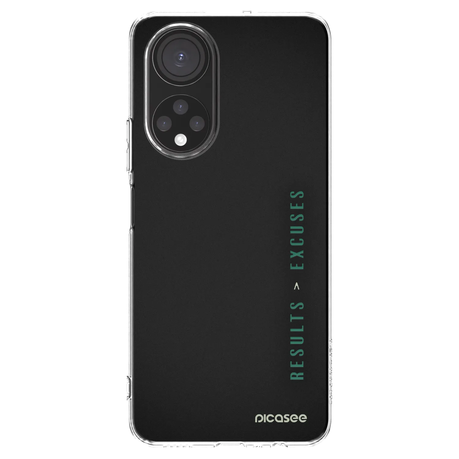Picasee husă transparentă din silicon pentru Honor X7 - Results x Excuses