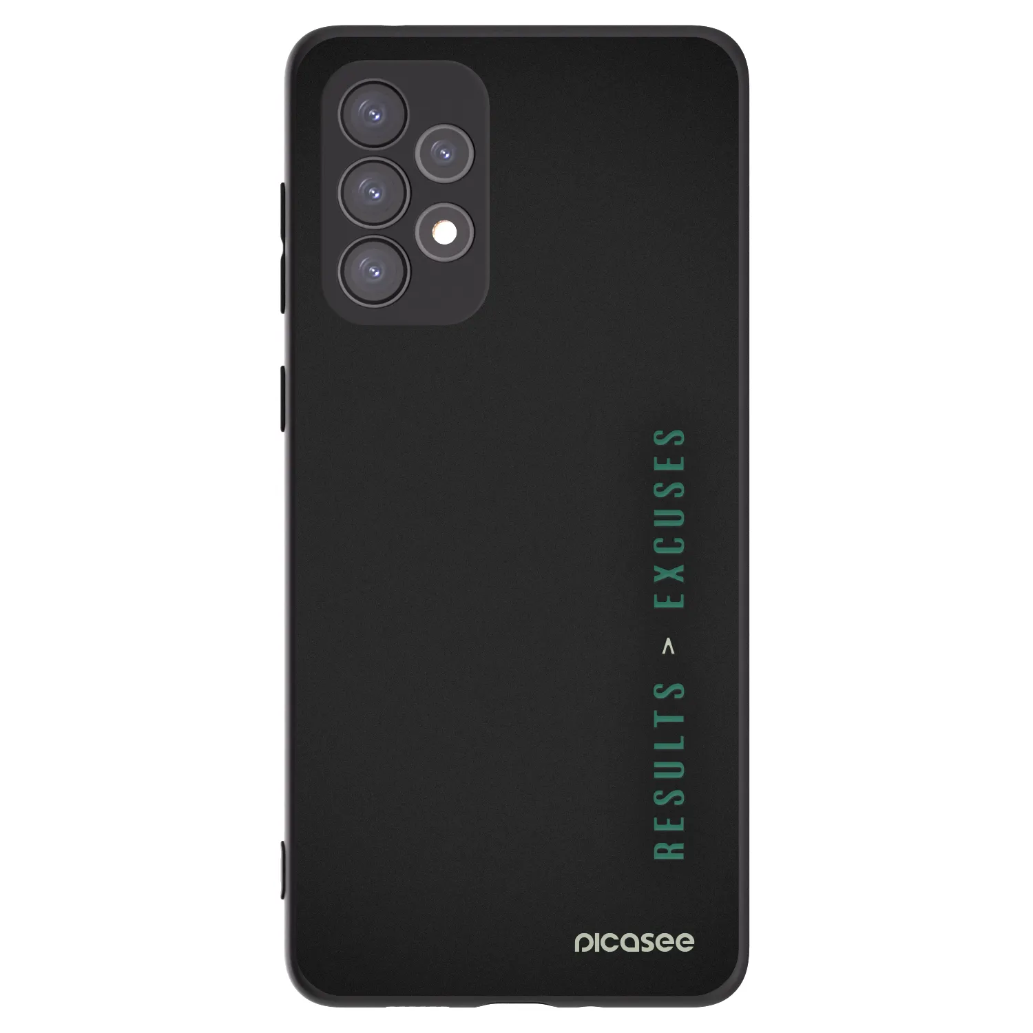 Picasee husă neagră din silicon pentru Samsung Galaxy A73 5G - Results x Excuses