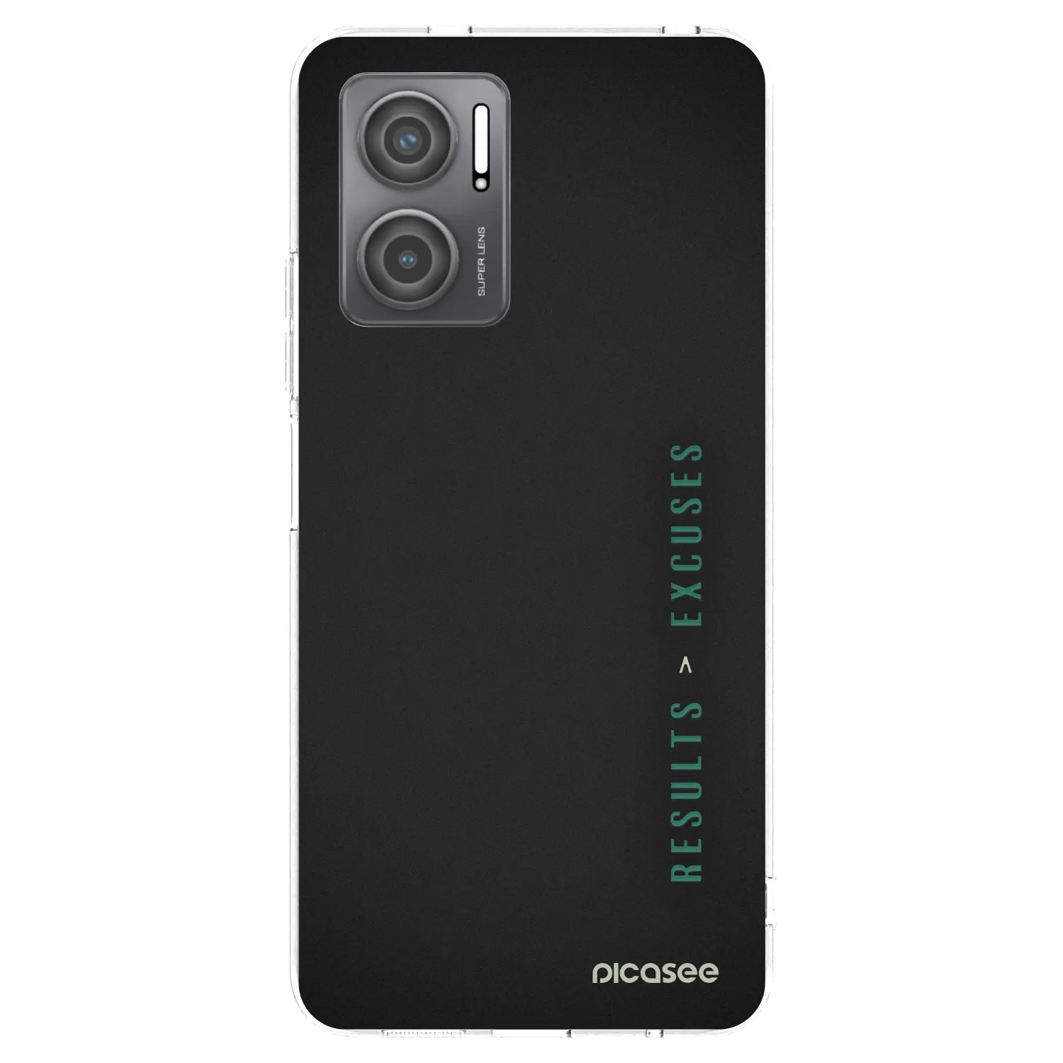 Picasee husă transparentă din silicon pentru Xiaomi Redmi 10 5G - Results x Excuses