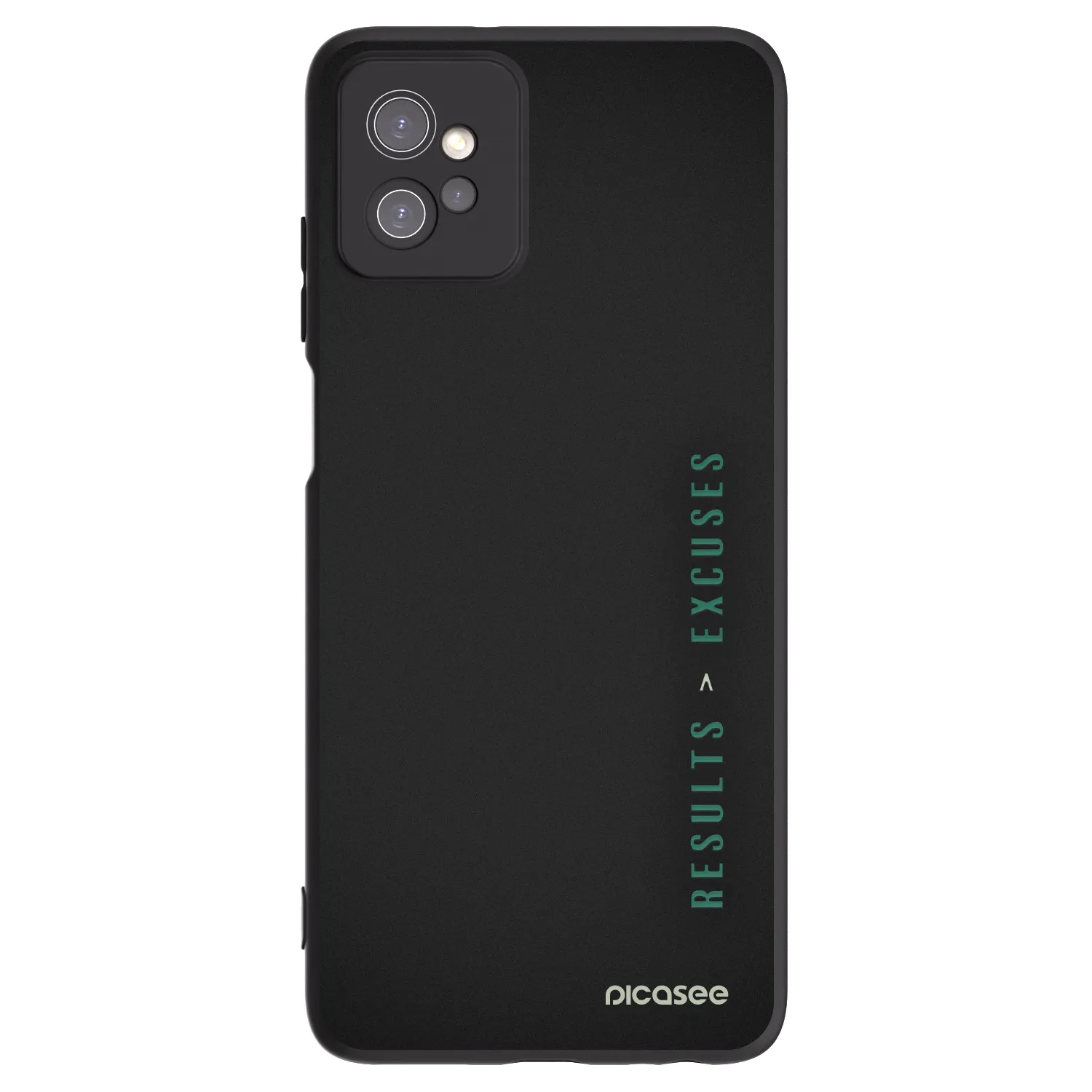 Picasee husă neagră din silicon pentru Motorola Moto G32 - Results x Excuses