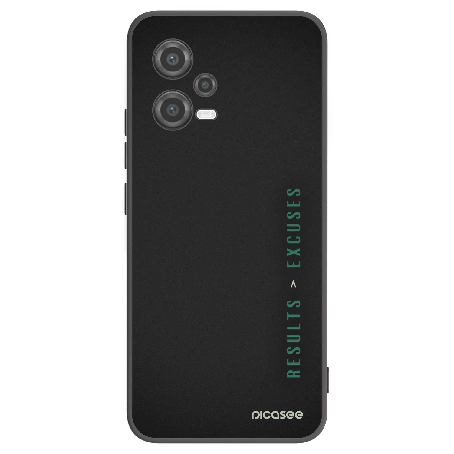 Picasee husă neagră din silicon pentru Xiaomi Poco X5 - Results x Excuses