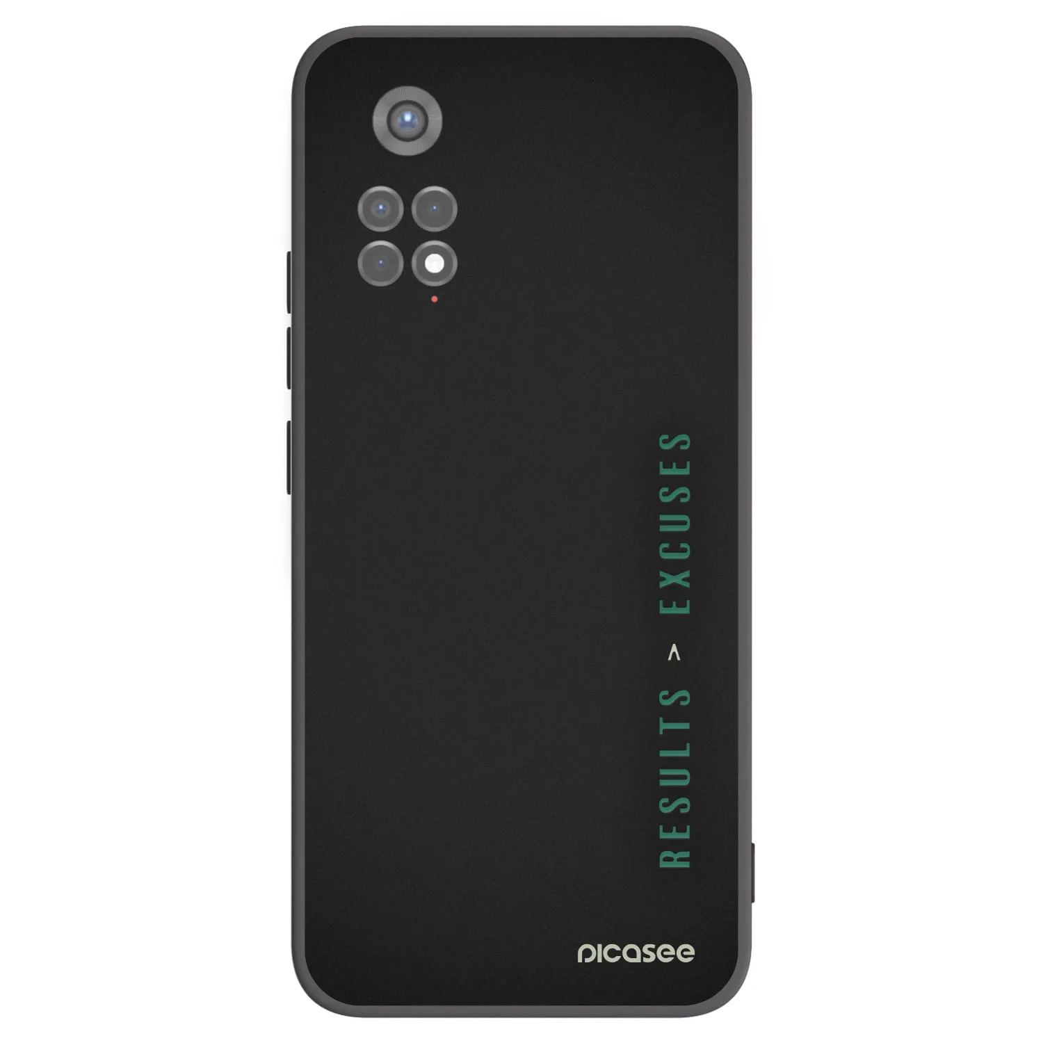 Picasee husă neagră din silicon pentru Xiaomi Redmi Note 11S 5G - Results x Excuses