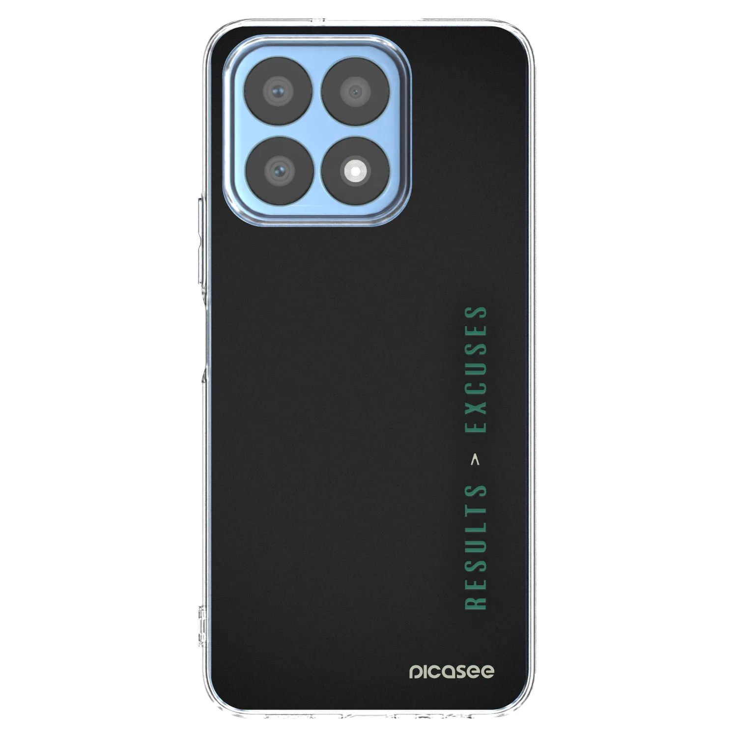 Picasee husă transparentă din silicon pentru Honor X8a - Results x Excuses