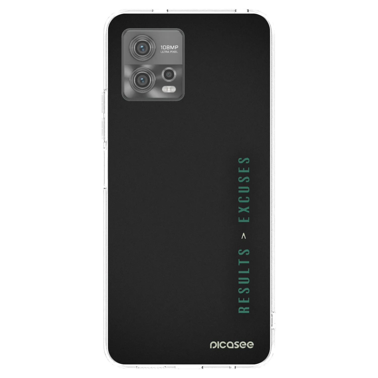 Picasee husă transparentă din silicon pentru Motorola Moto G72 - Results x Excuses