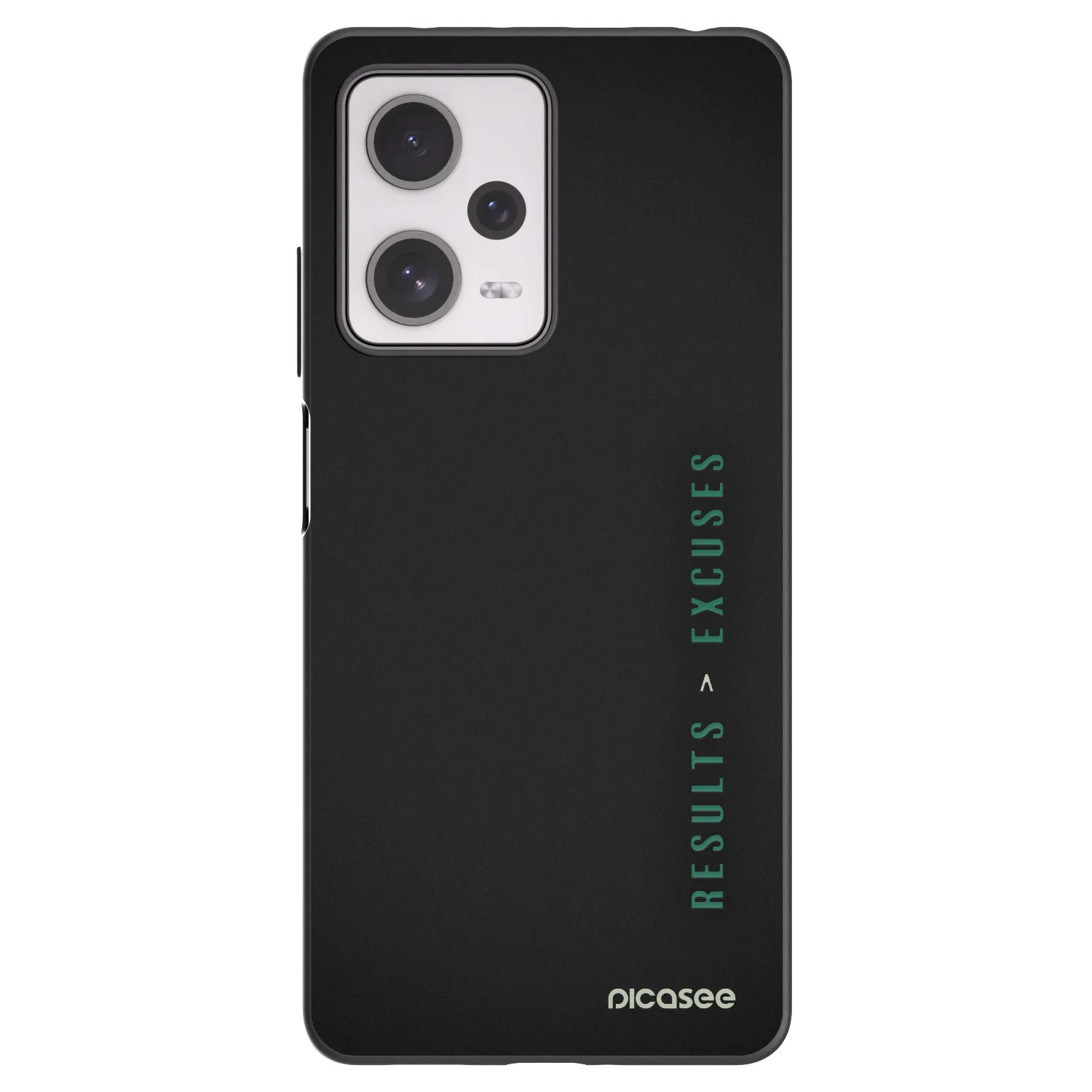 Picasee husă neagră din silicon pentru Xiaomi Redmi Note 12 Pro+ 5G - Results x Excuses