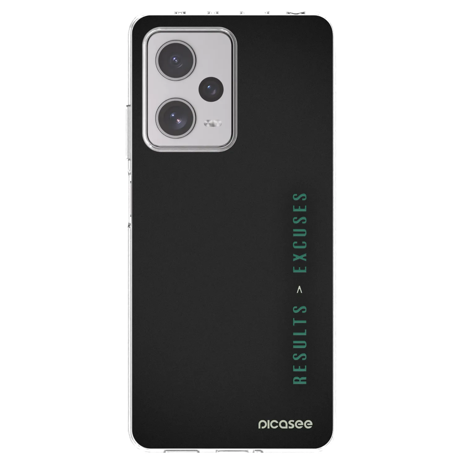 Picasee husă transparentă din silicon pentru Xiaomi Redmi Note 12 Pro+ 5G - Results x Excuses