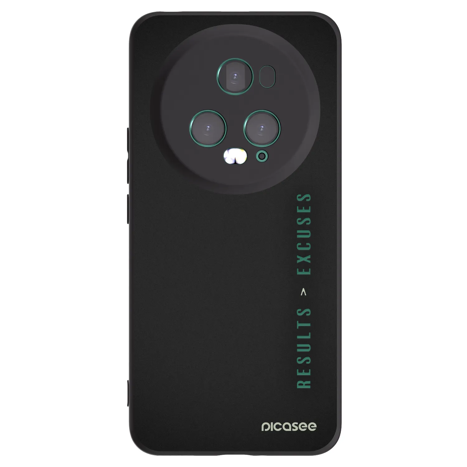 Picasee husă neagră din silicon pentru Honor Magic5 Pro - Results x Excuses