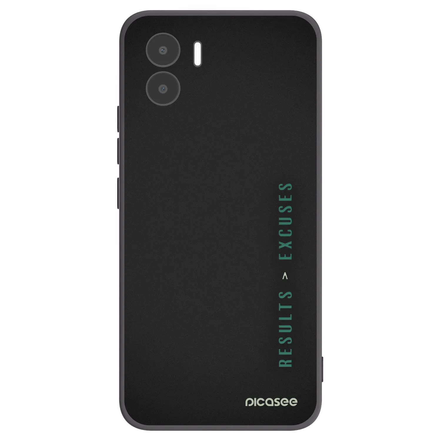 Picasee husă neagră din silicon pentru Xiaomi Redmi A2 - Results x Excuses