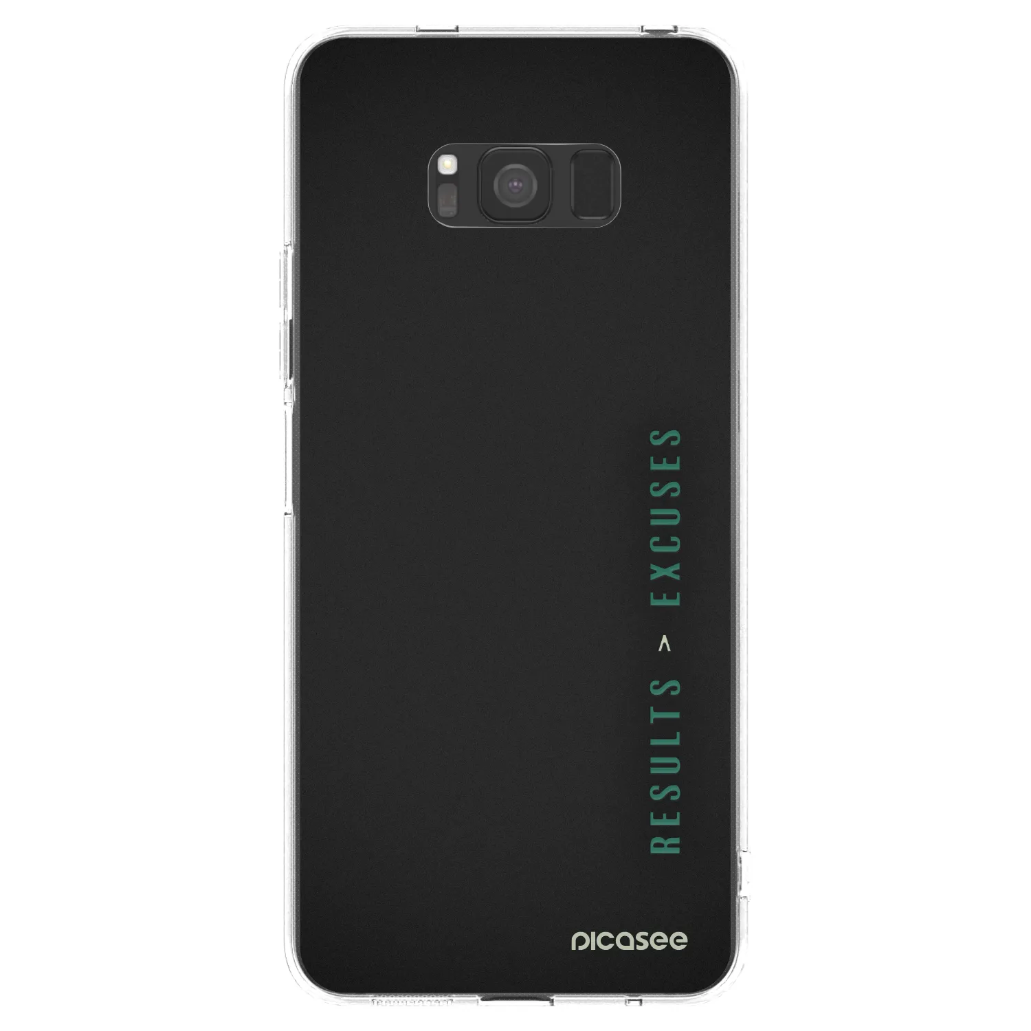 Picasee husă transparentă din silicon pentru Samsung Galaxy S8 G950F - Results x Excuses