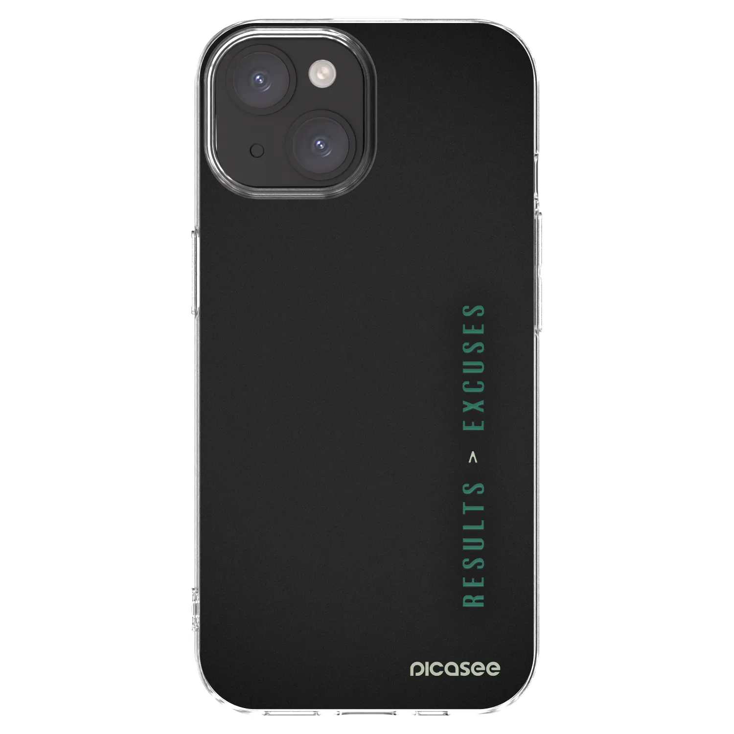Picasee husă transparentă din silicon pentru Apple iPhone 15 - Results x Excuses