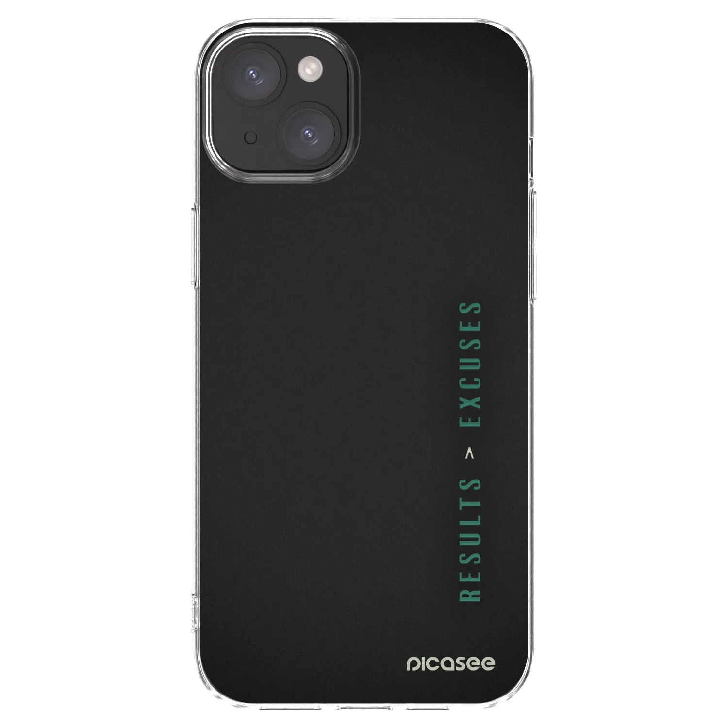 Picasee husă transparentă din silicon pentru Apple iPhone 15 Plus - Results x Excuses