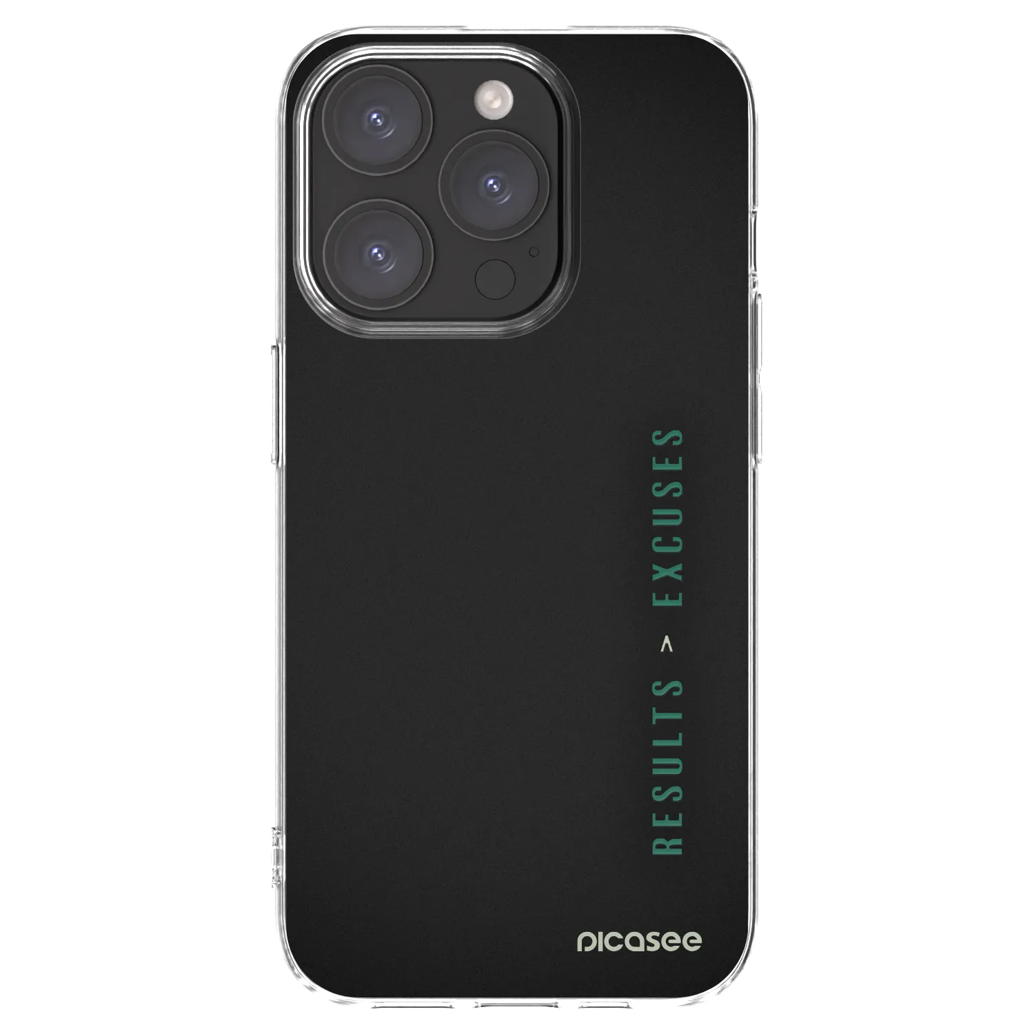 Picasee husă transparentă din silicon pentru Apple iPhone 15 Pro - Results x Excuses