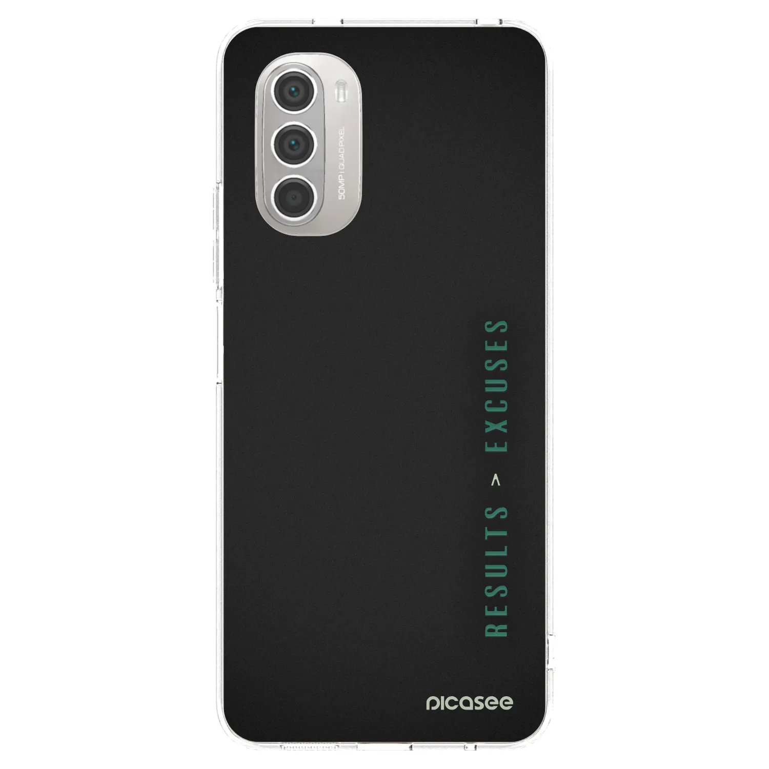 Picasee husă transparentă din silicon pentru Motorola Moto G51 - Results x Excuses