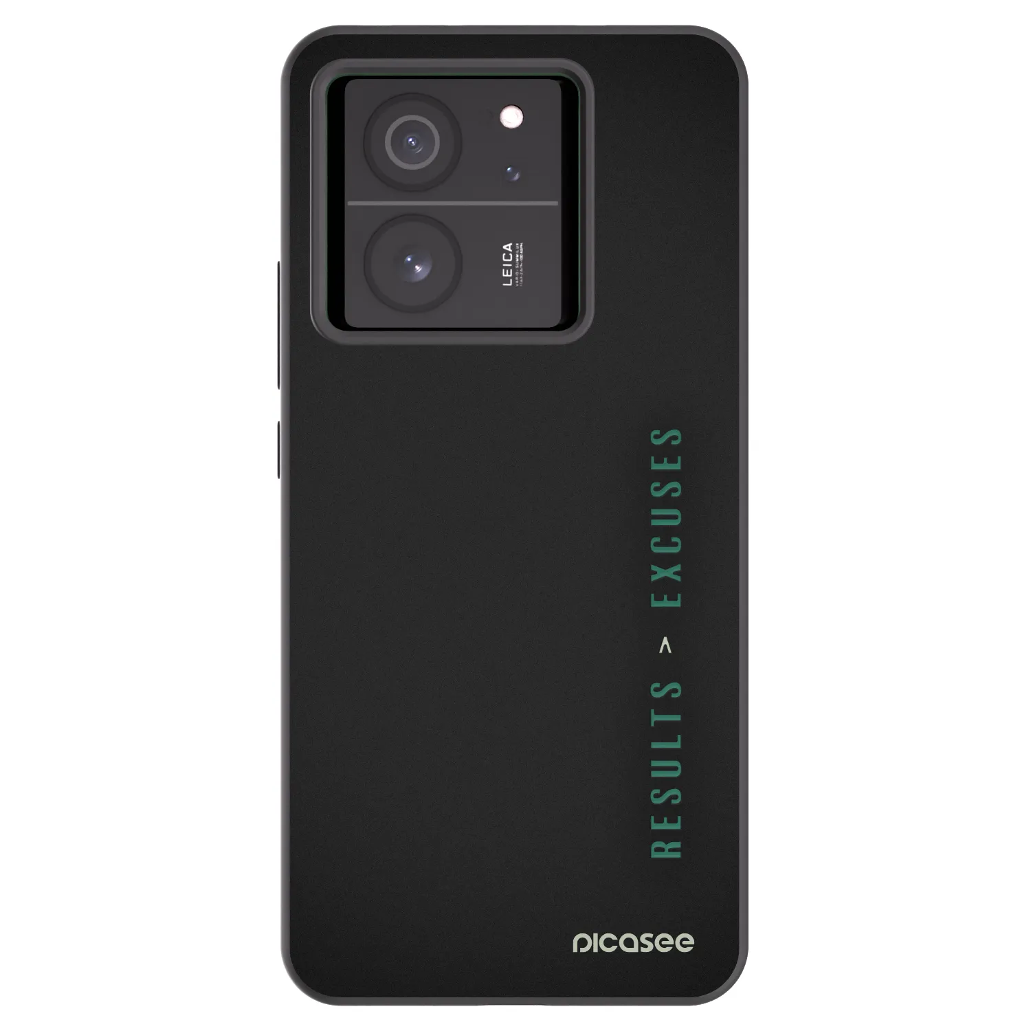 Picasee husă neagră din silicon pentru Xiaomi 13T Pro - Results x Excuses